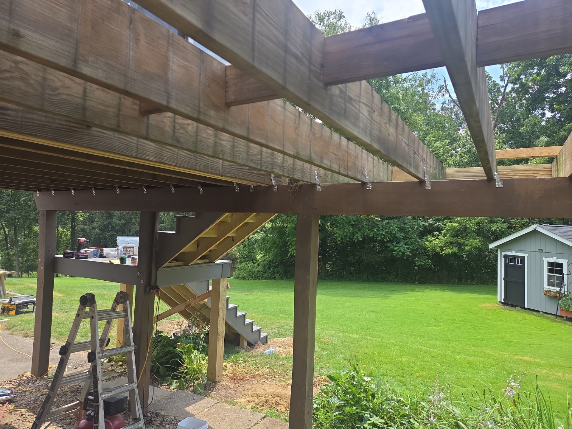 Re-deck  by Cousins Roofing Siding & Decks