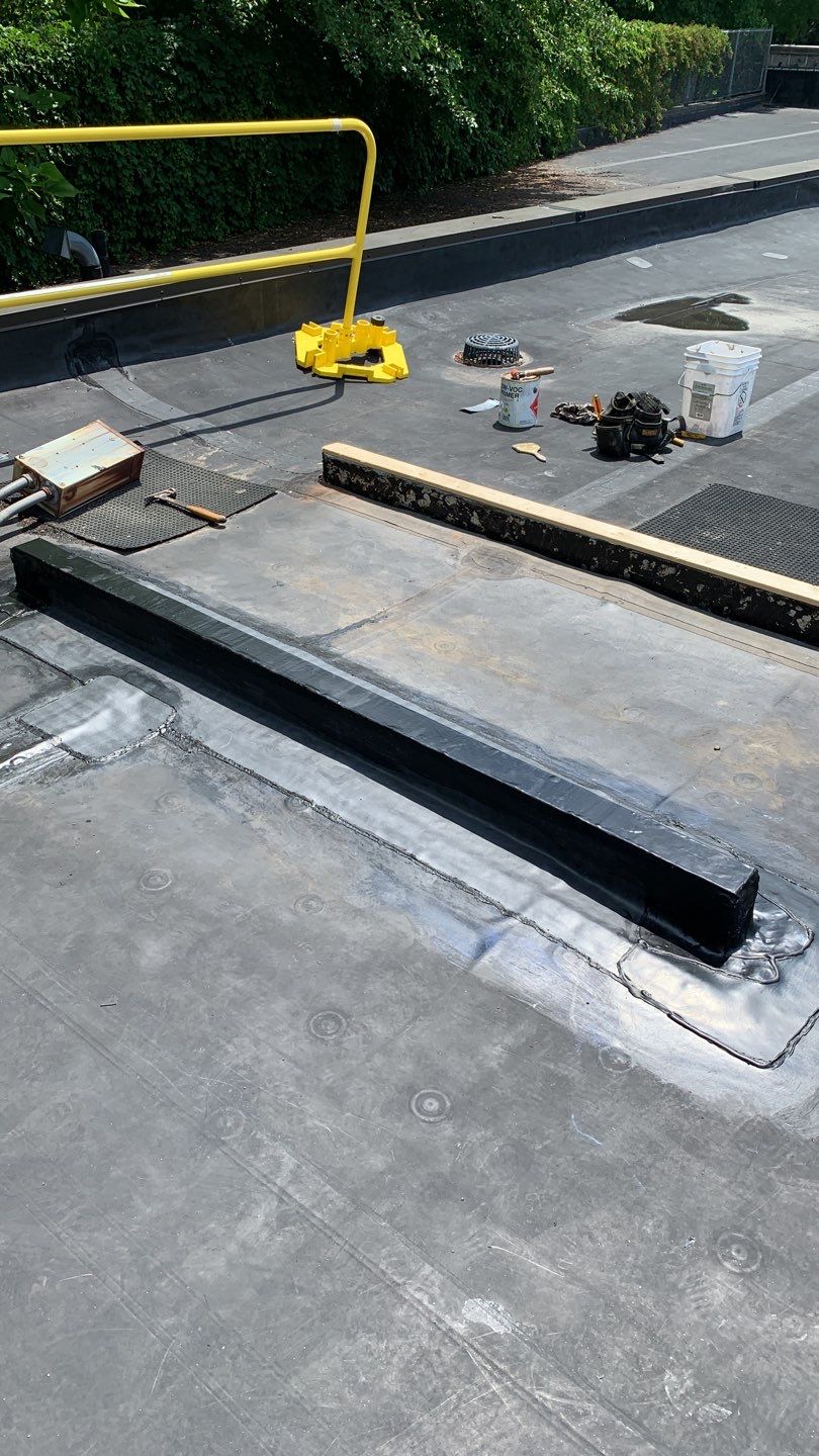 Commercial Roofing Repair using EPDM  by A Plus Exterior