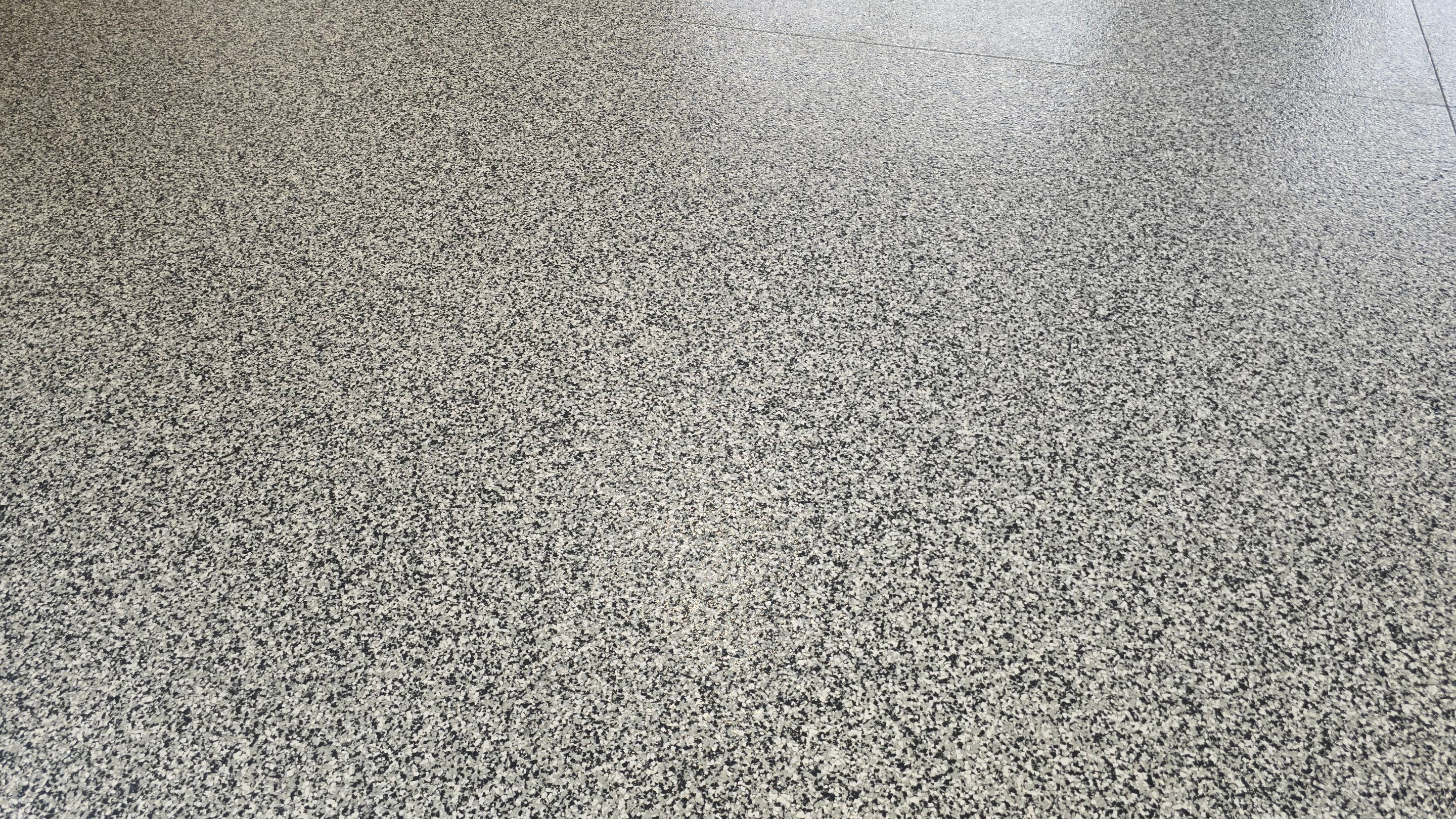 Garage using Domino by Elite Floor Solutions