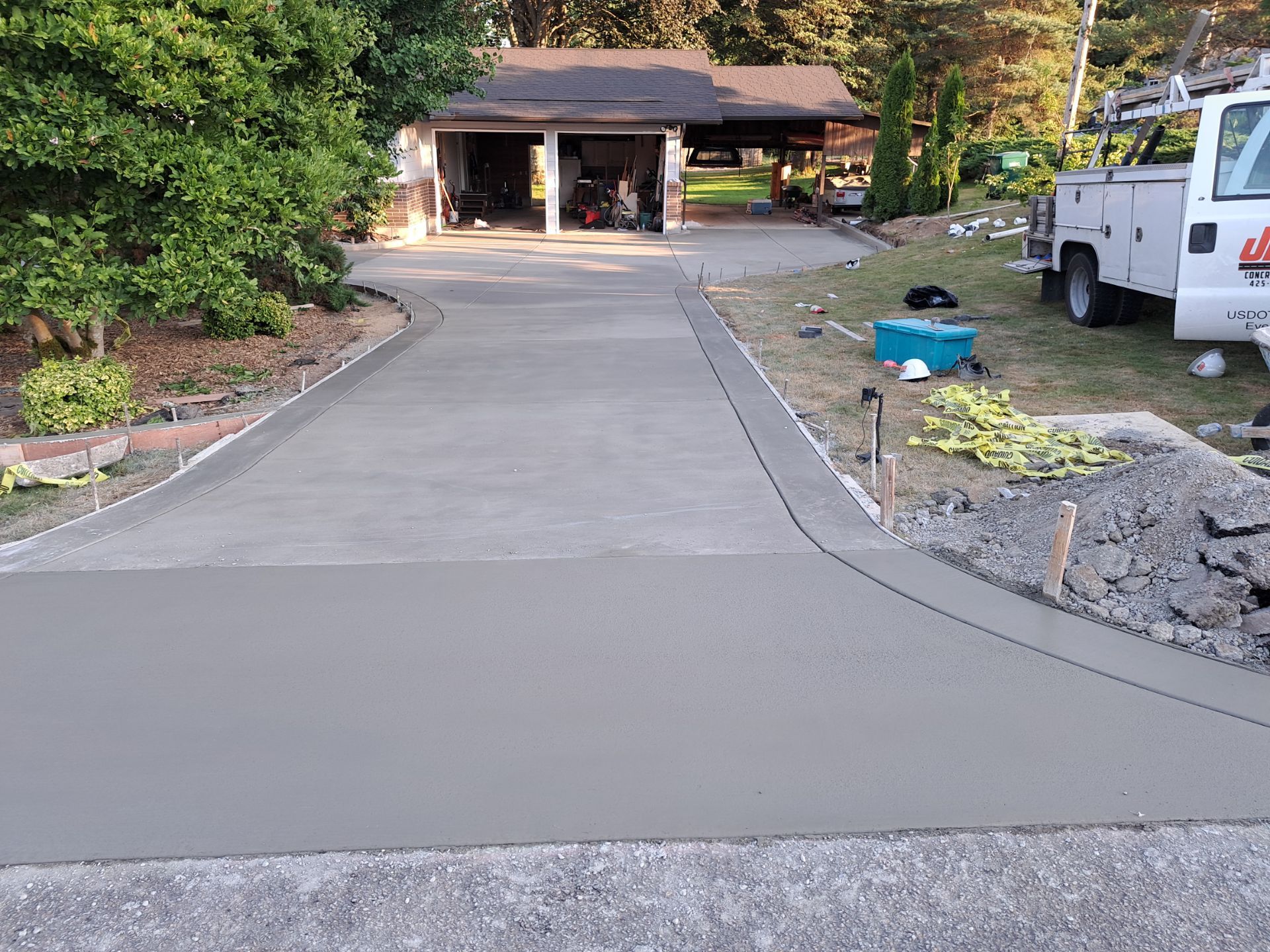 Rodd | Concrete Driveway Extentension by Jireh Asphalt & Concrete Inc 