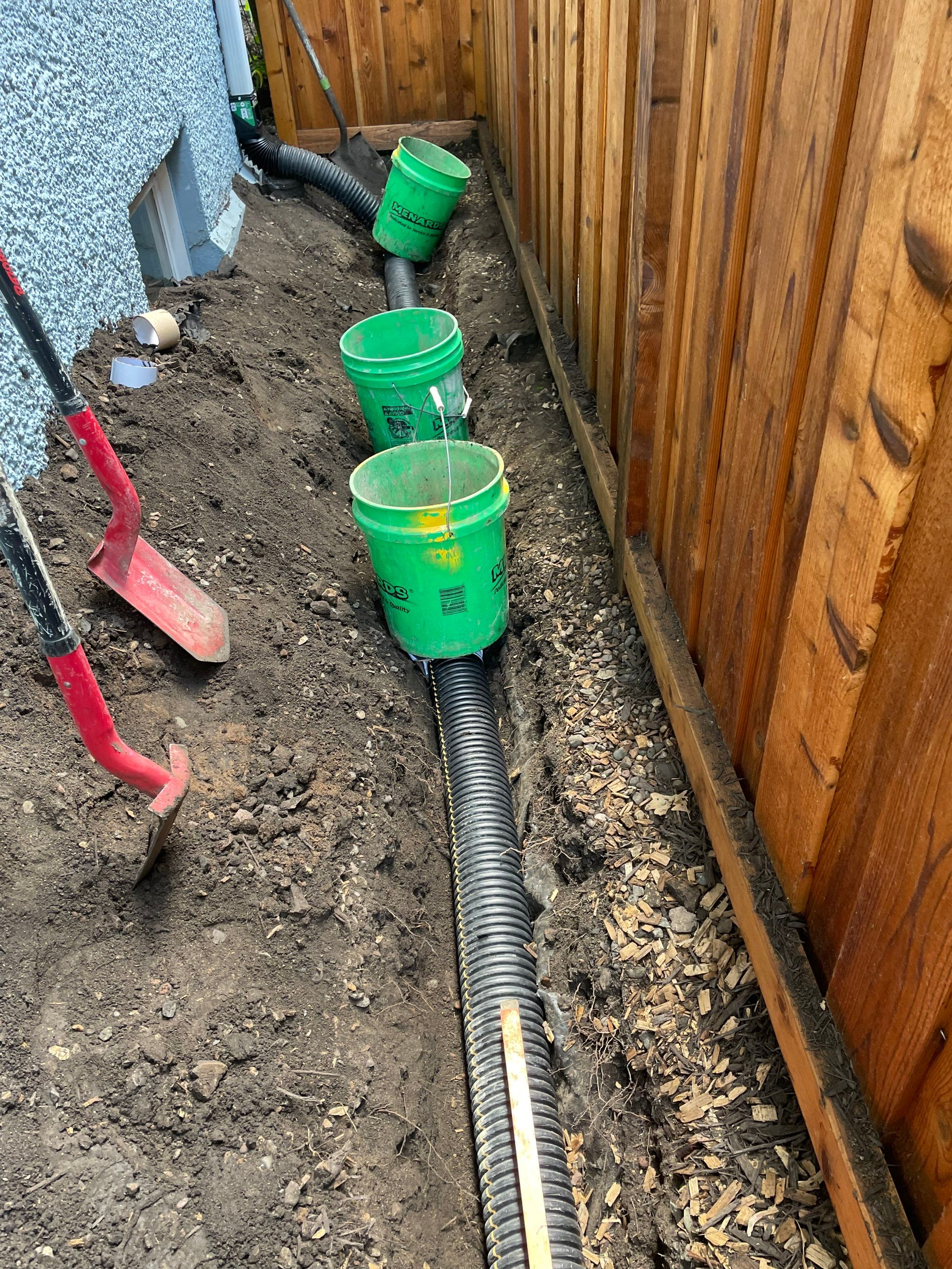 Peter's French Drain and Roof Runoff System Upgrade by Waterproofing Northeast