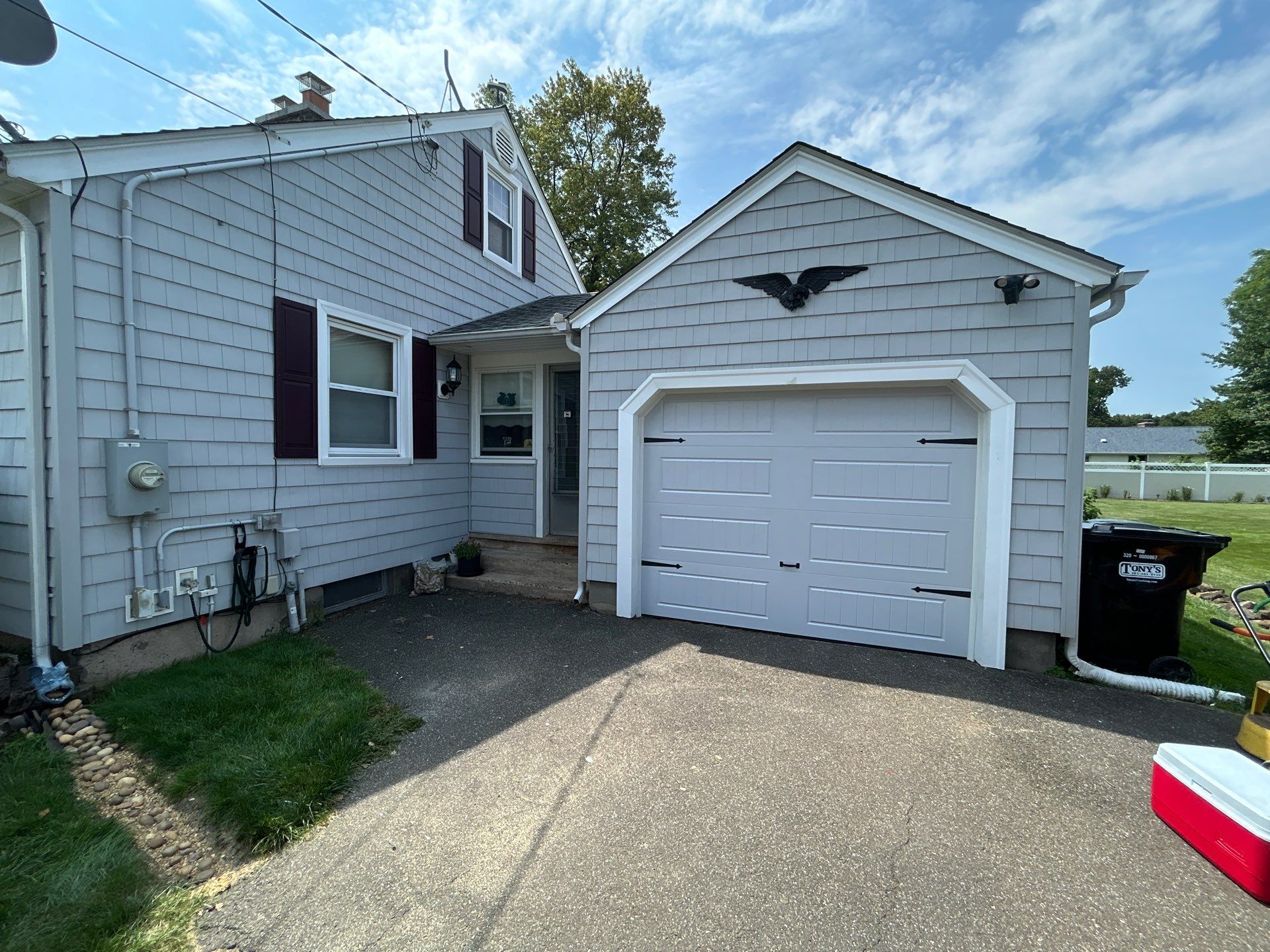 Amarr Hillcrest Garage Door Installation by DiGiorgi Roofing and Siding Inc