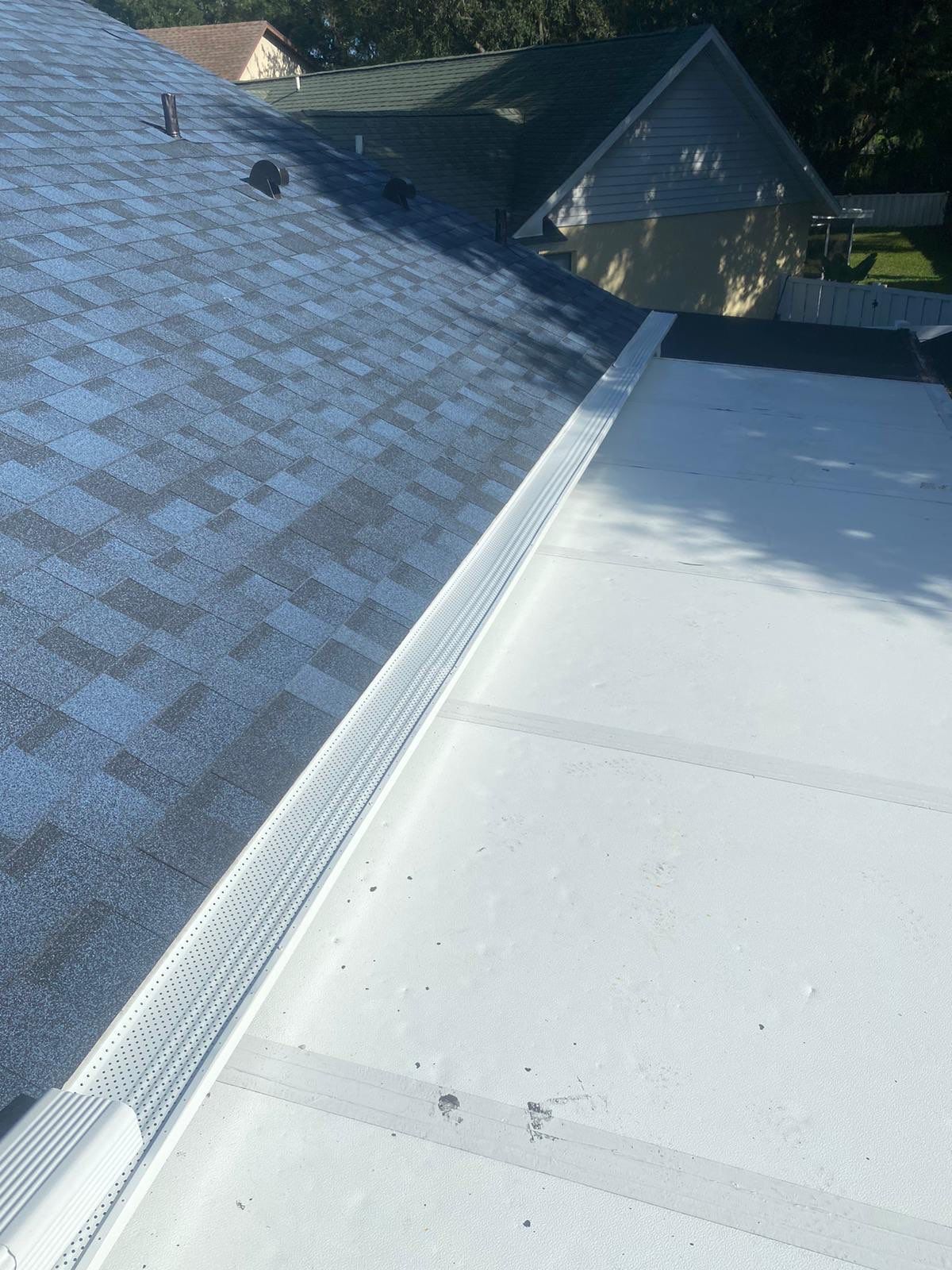 Leaf Guard System Installation in Sarasota FL by Gutter Professors