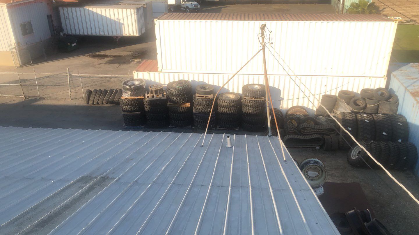 MR Roofing system using Conklin Benchmark/PUMA XL fabric and coating by Straight Edge Roofing Inc