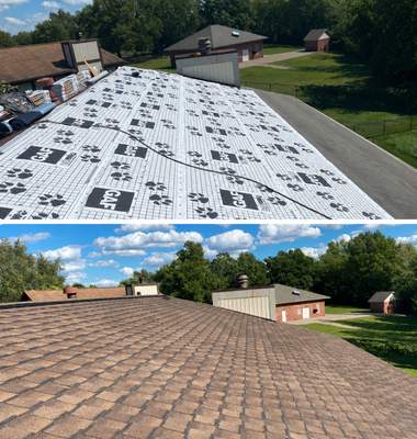 Residential Roofing Installation using GAF HDZ Shingles