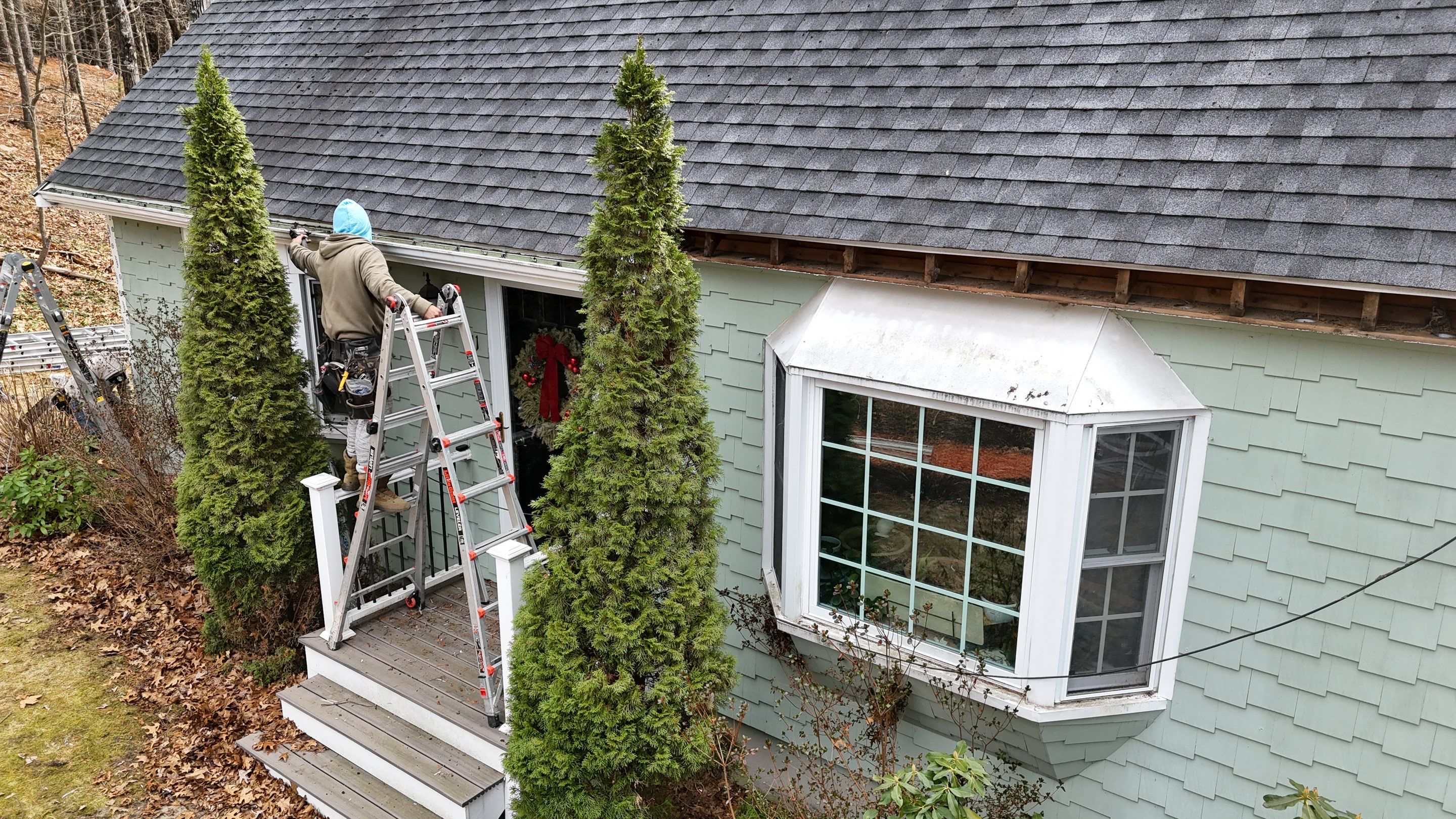 PVC Fascia & Corner Board Replacement — Billerica, MA by Mighty Dog Roofing of Greater Middlesex County