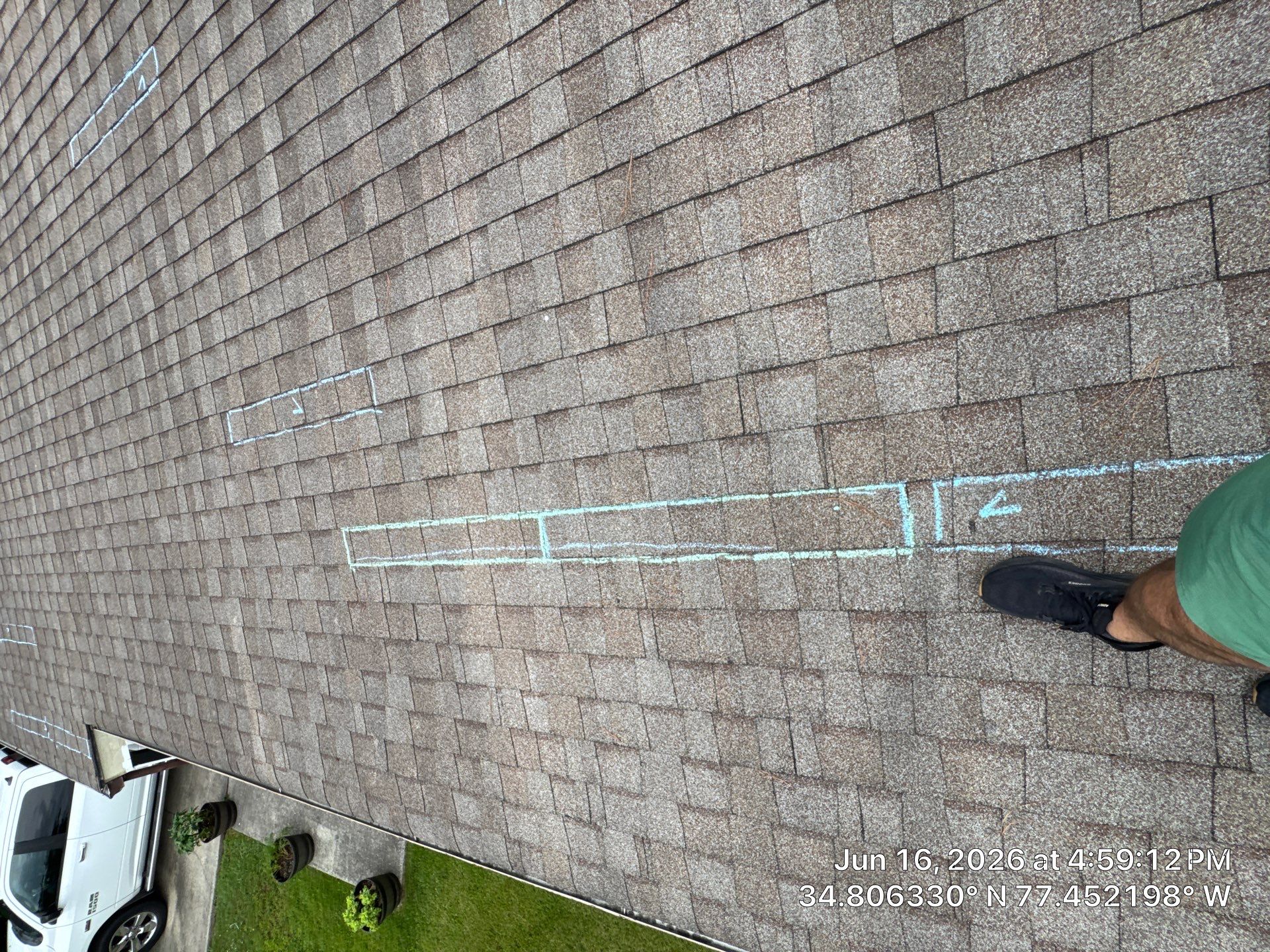 Comprehensive Asphalt Shingle Roof Inspection and Damage Assessment in Jacksonville by North Carolina Roofs