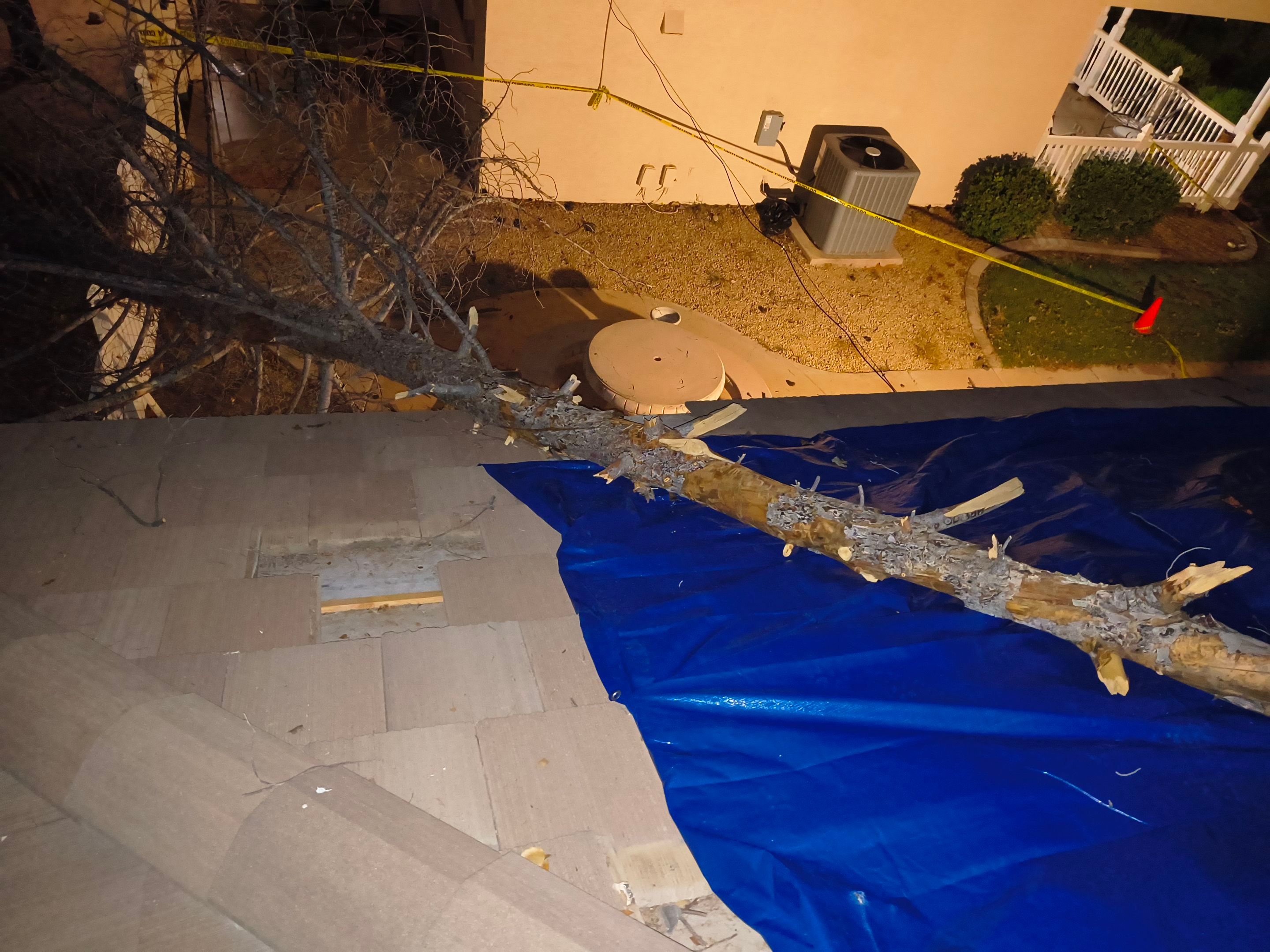 Monsoons storm blew tree down in Mesa, AZ by APM Builders LLC