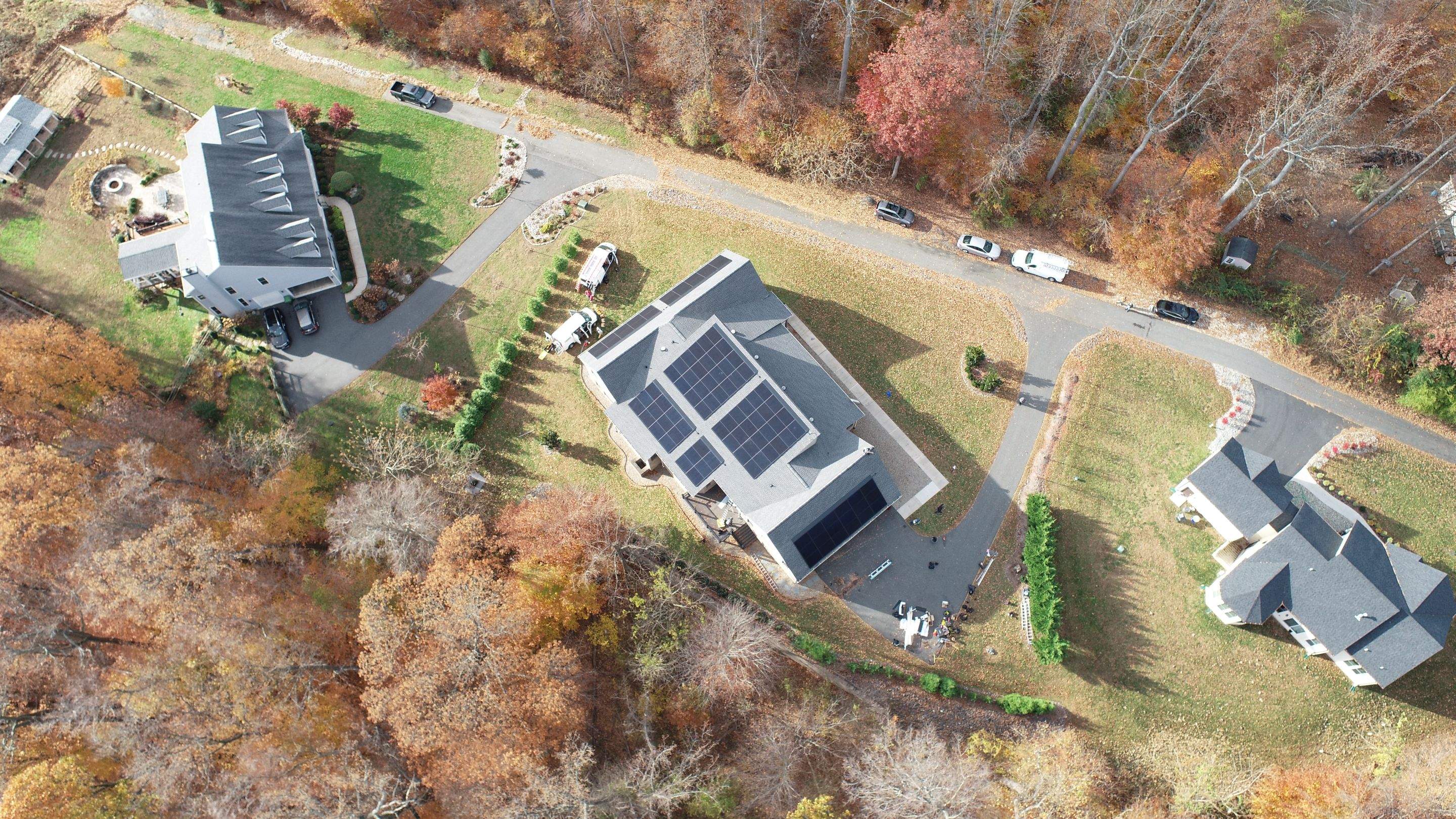 Solar Roof using GAF Decotech integrated panels by American Home Contractors