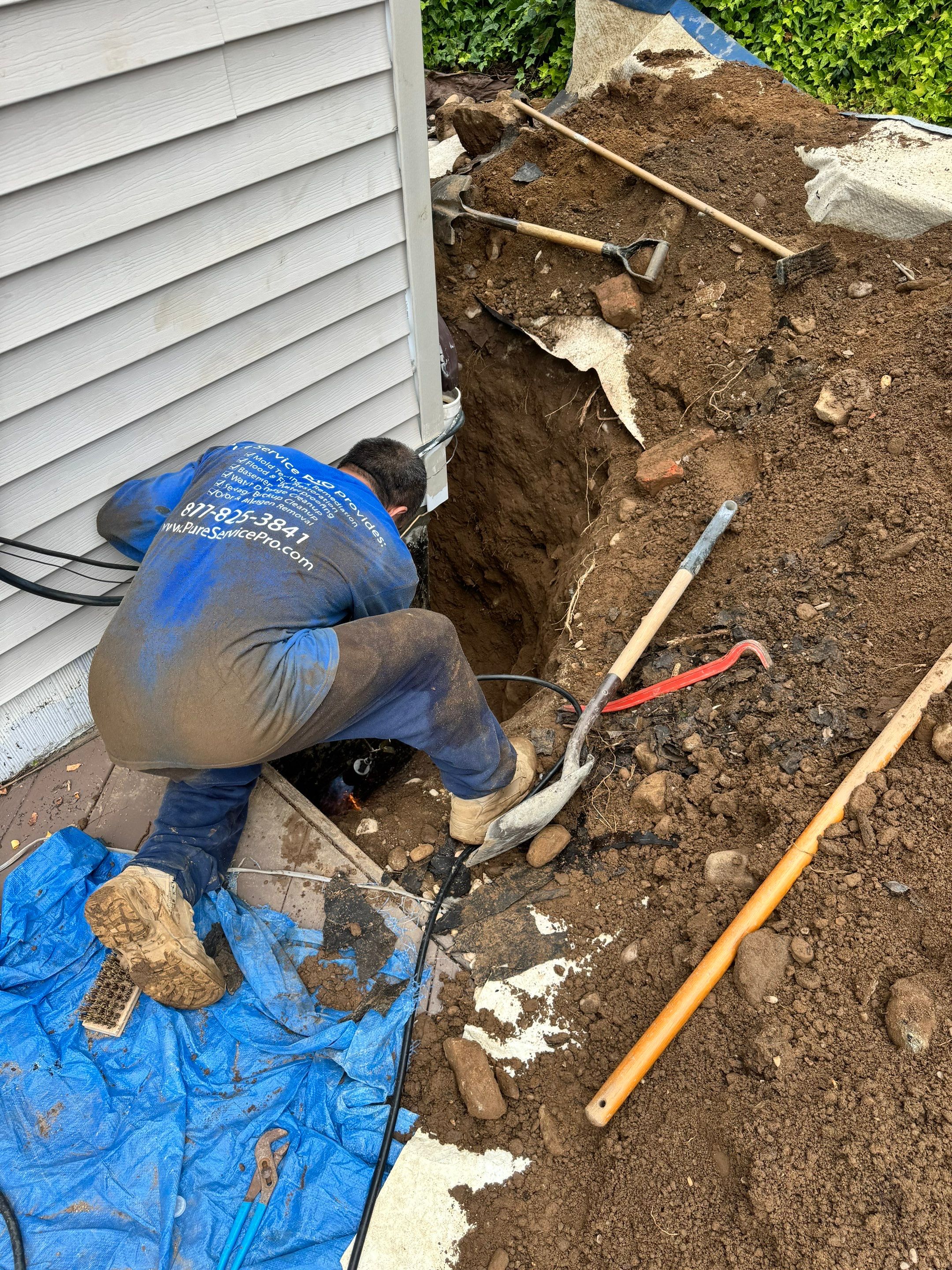 Basement Waterproofing Parsippany NJ by Pure Service Pro, LLC 