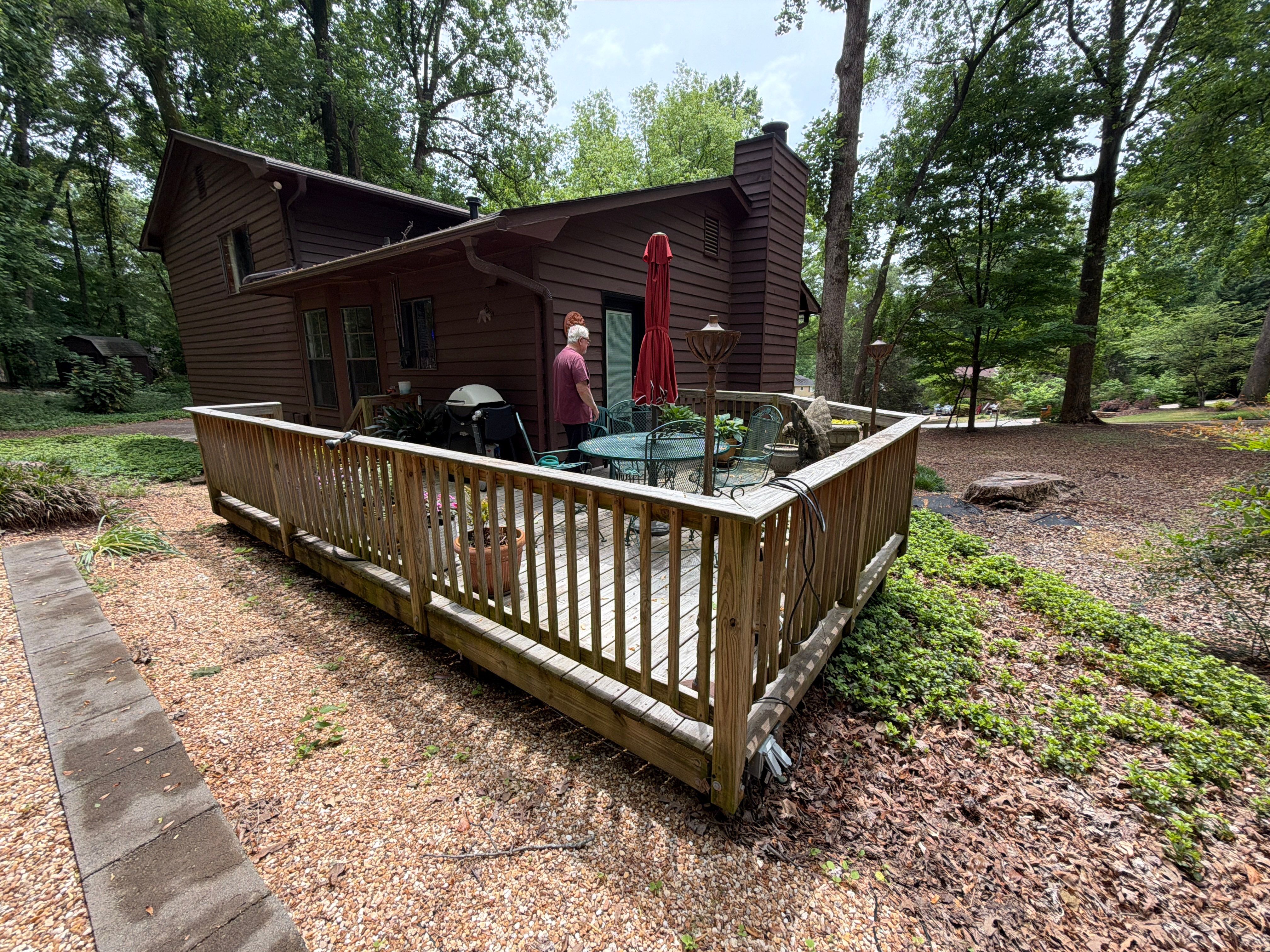 Lawrenceville, GA Deck Resurface using Trex Enhance Basic Series Decking by Nelson Exteriors