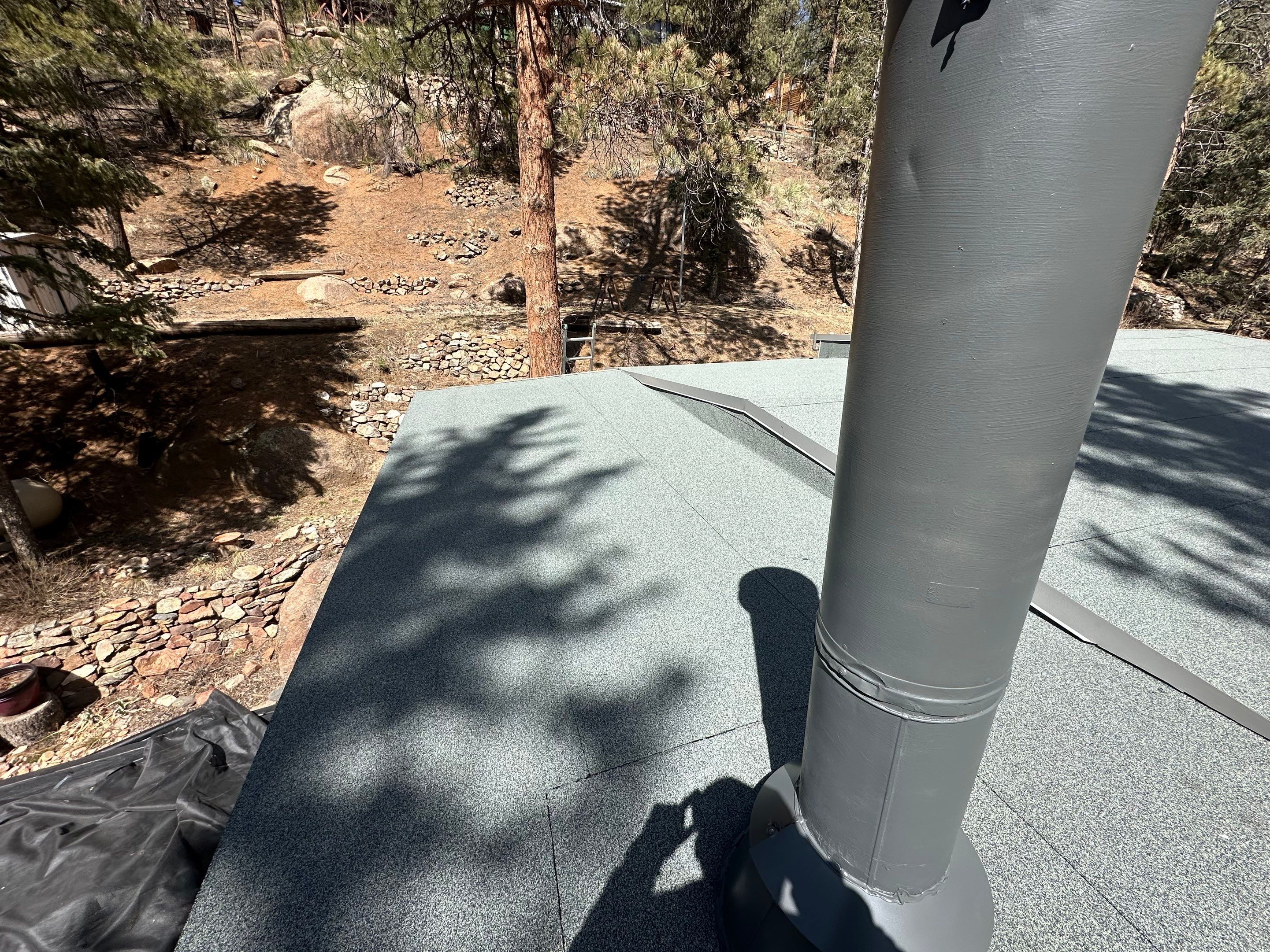 Residential Roofing Installation using Modified Bitumen Roofing by Blue Peaks Roofing LLC 