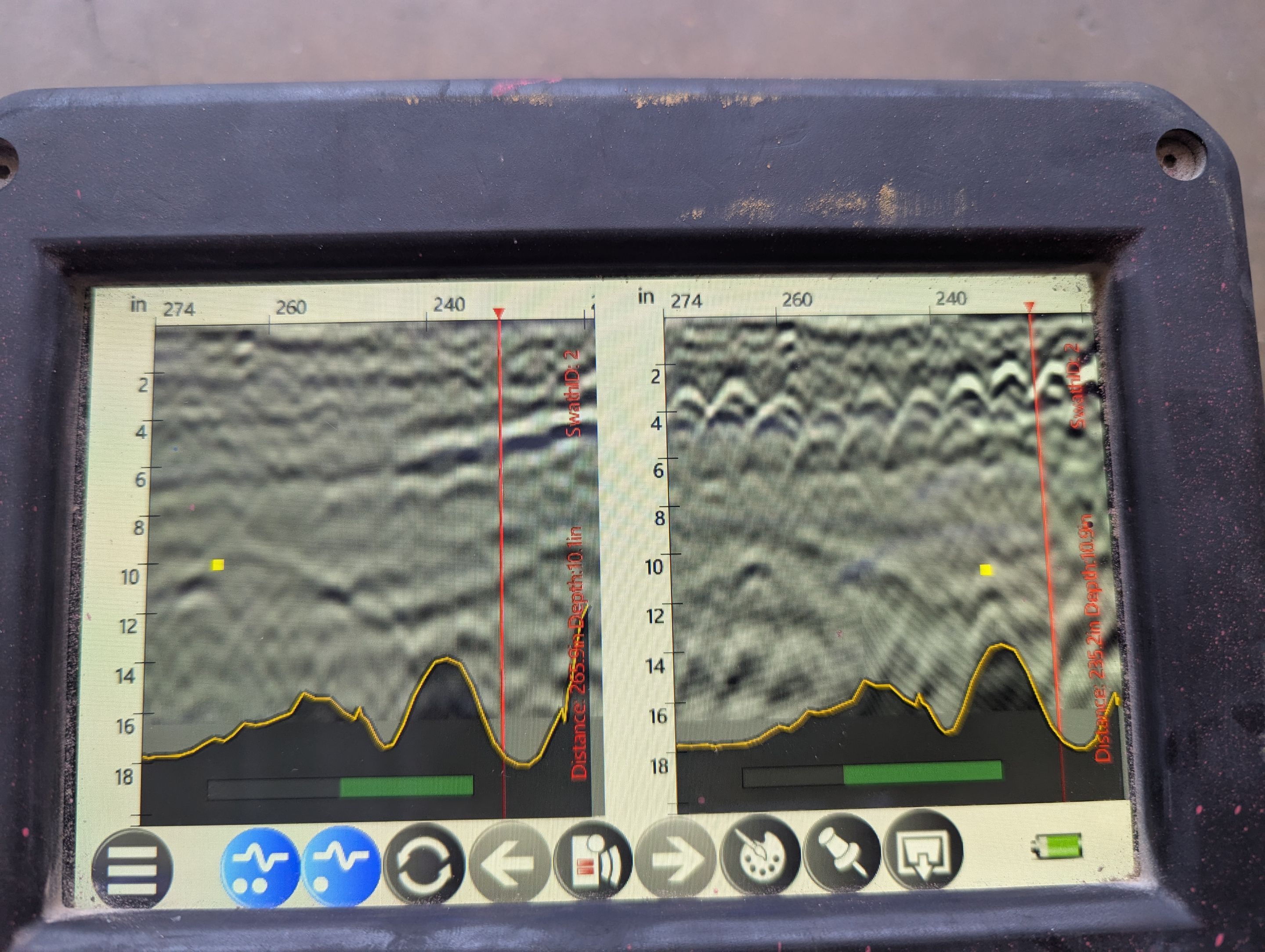 Concrete GPR Scan - Slab Locate by Alsip Locating Service, LLC