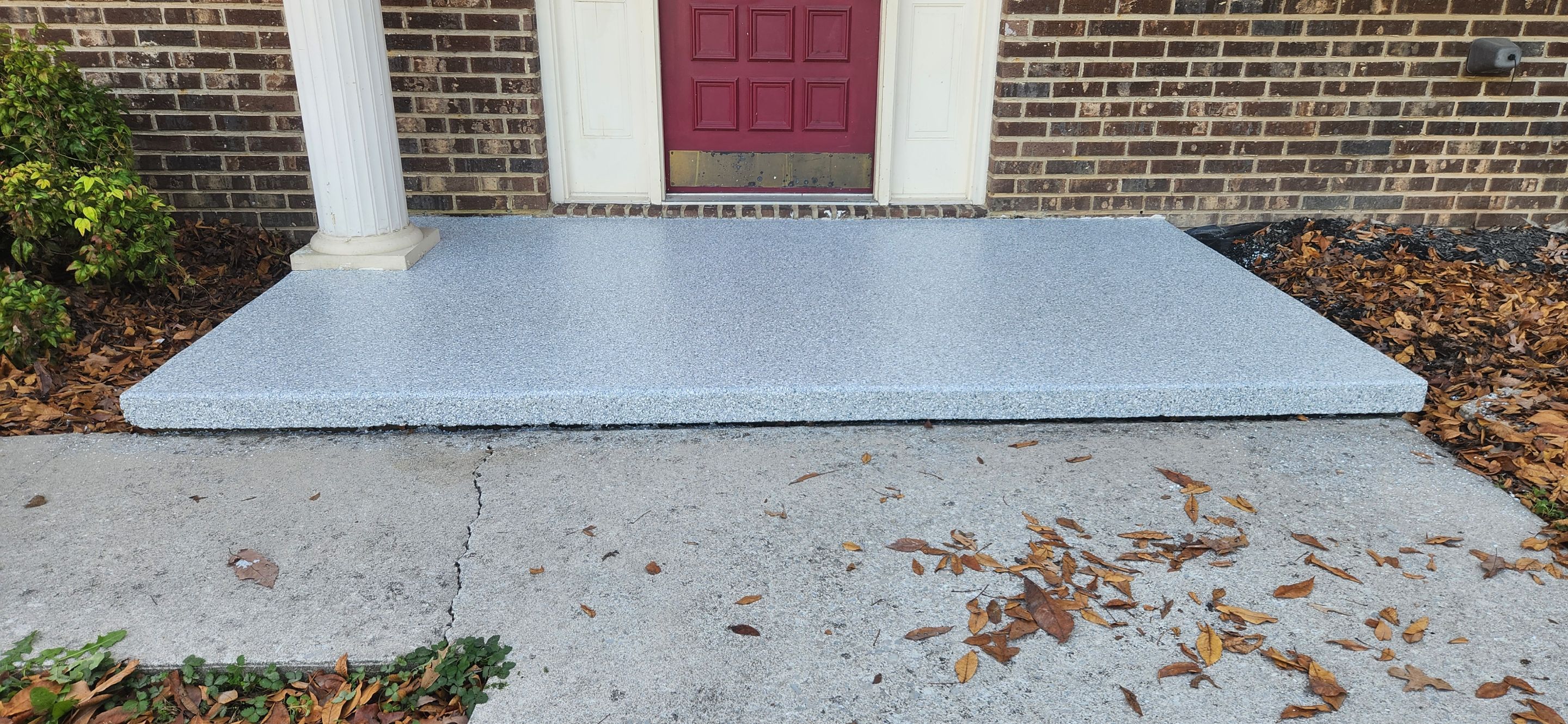 Porch & Garage Using Rocky Ridge & Creekbed by Elite Floor Solutions