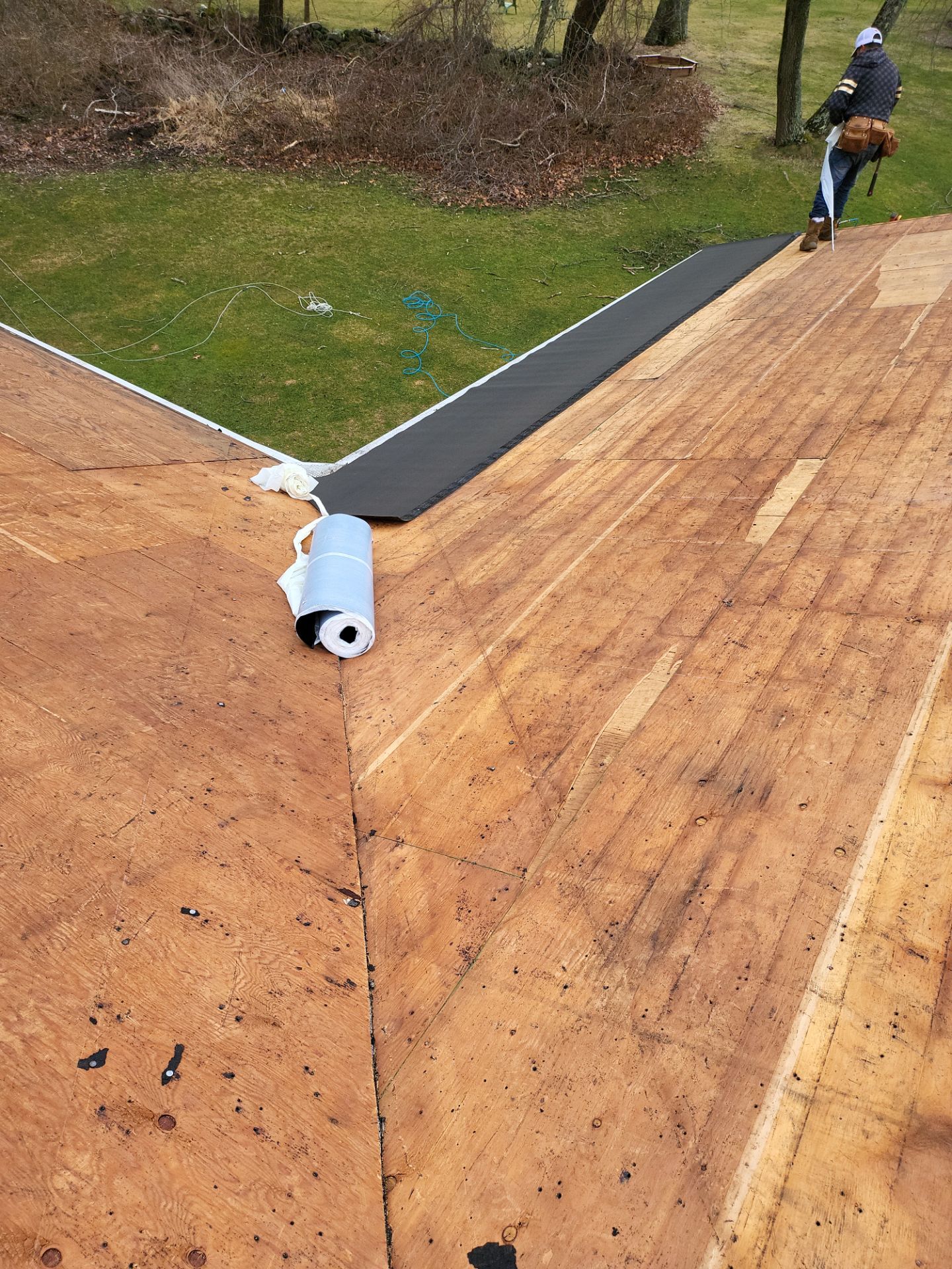 Residential Roofing Installation using Owens Corning TruDefinition Duration Designer - Black Sable by A Plus Exterior