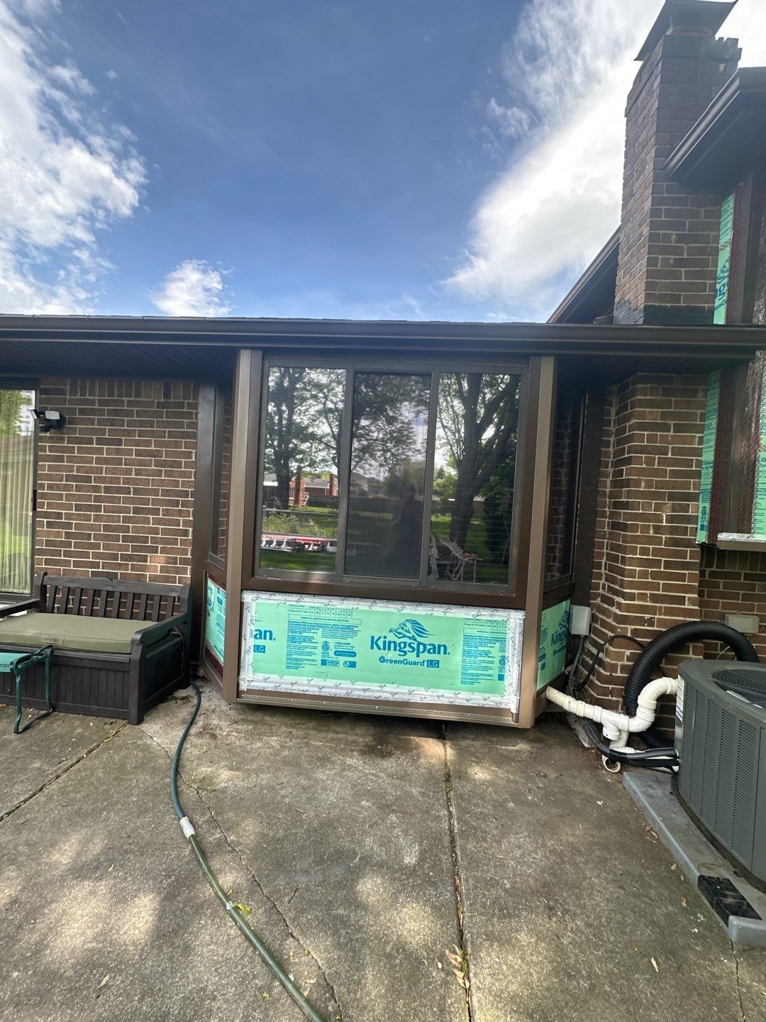 Siding Installation using Ascend 7" Composite Flagship Brown by 180 Contractors