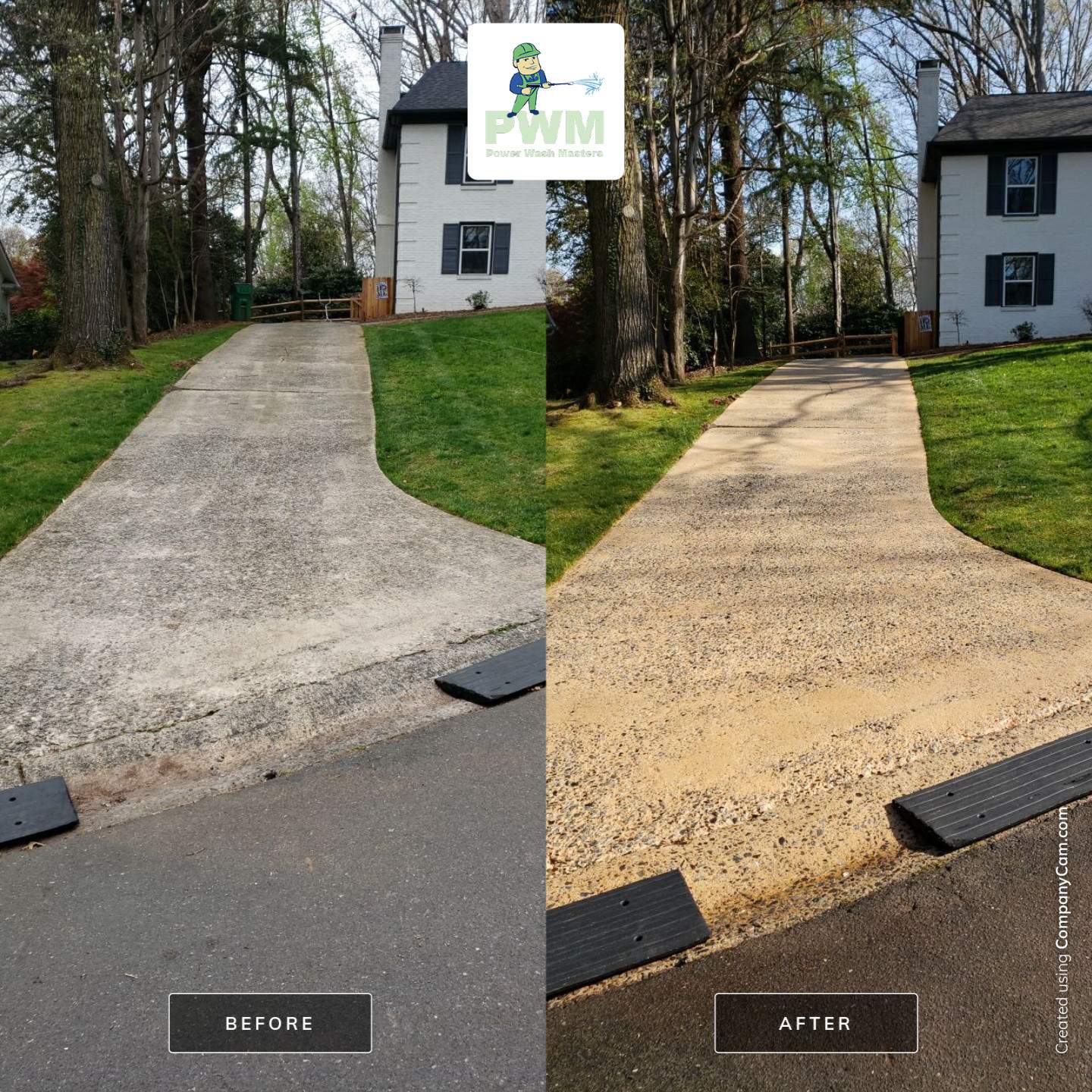 House Wash using cleaner by Power Wash Masters LLC