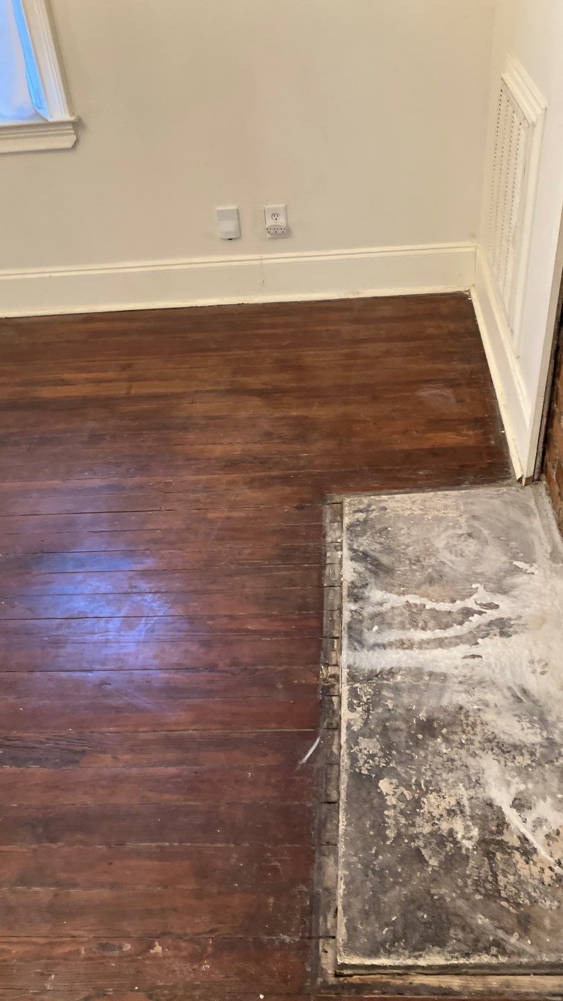 Hardwood Refinish and repair by Footprints Floors of Nashville