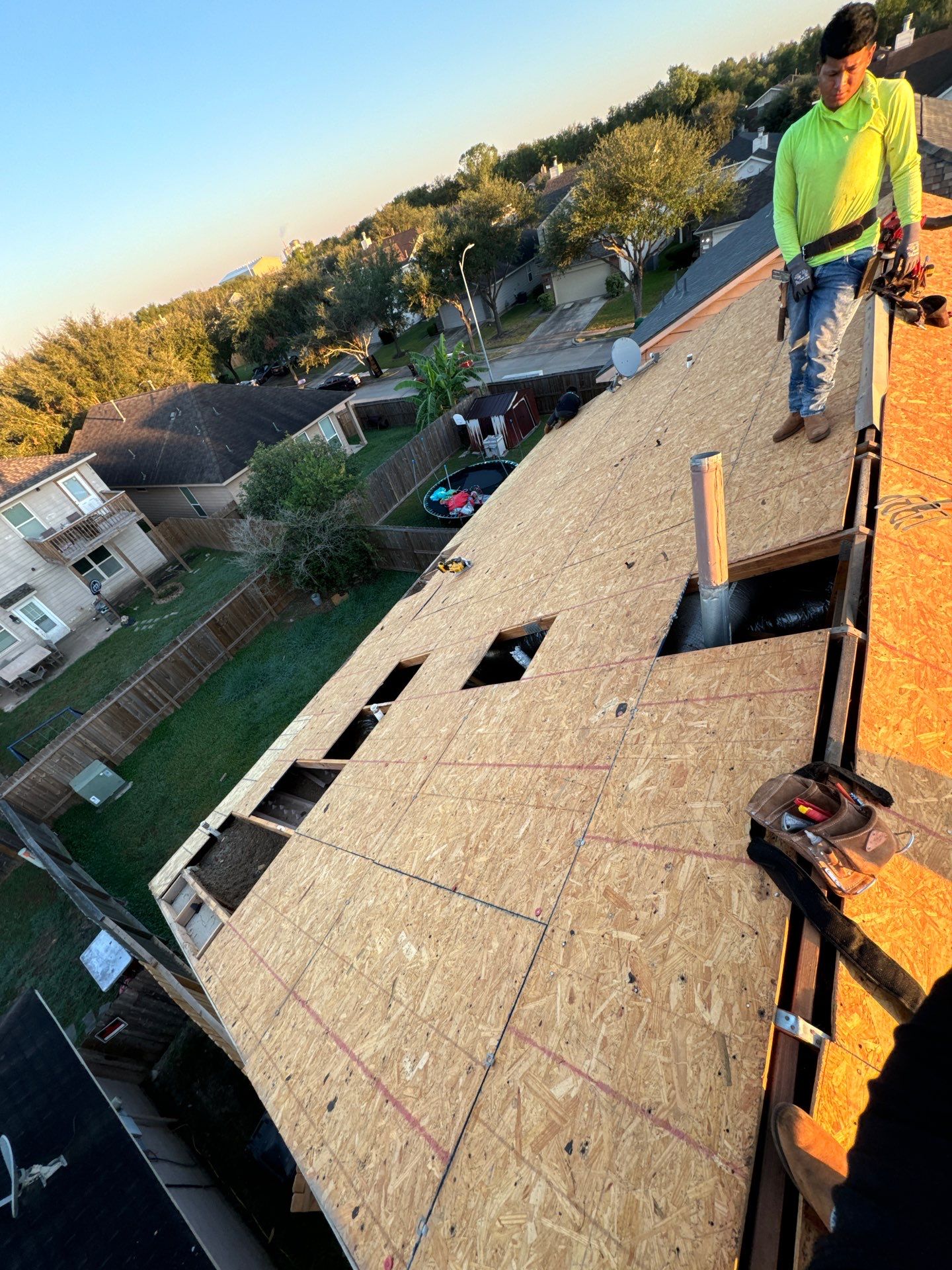 Residential Roofing Installation using Owen's Corning Duration (Lifetime) Shingles by Roof Repair Company