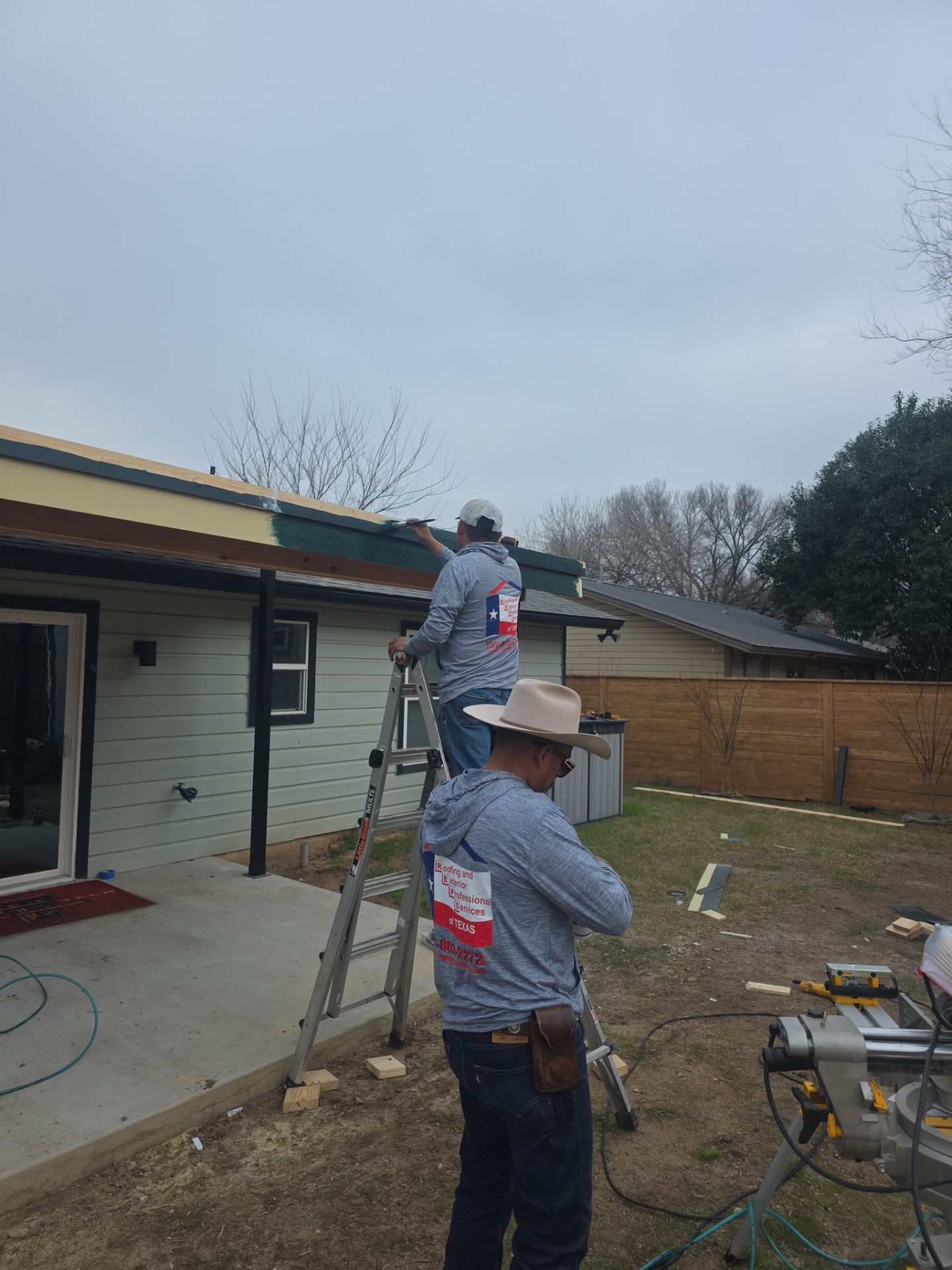 Custom patio for under 20. by REPS OF TEXAS