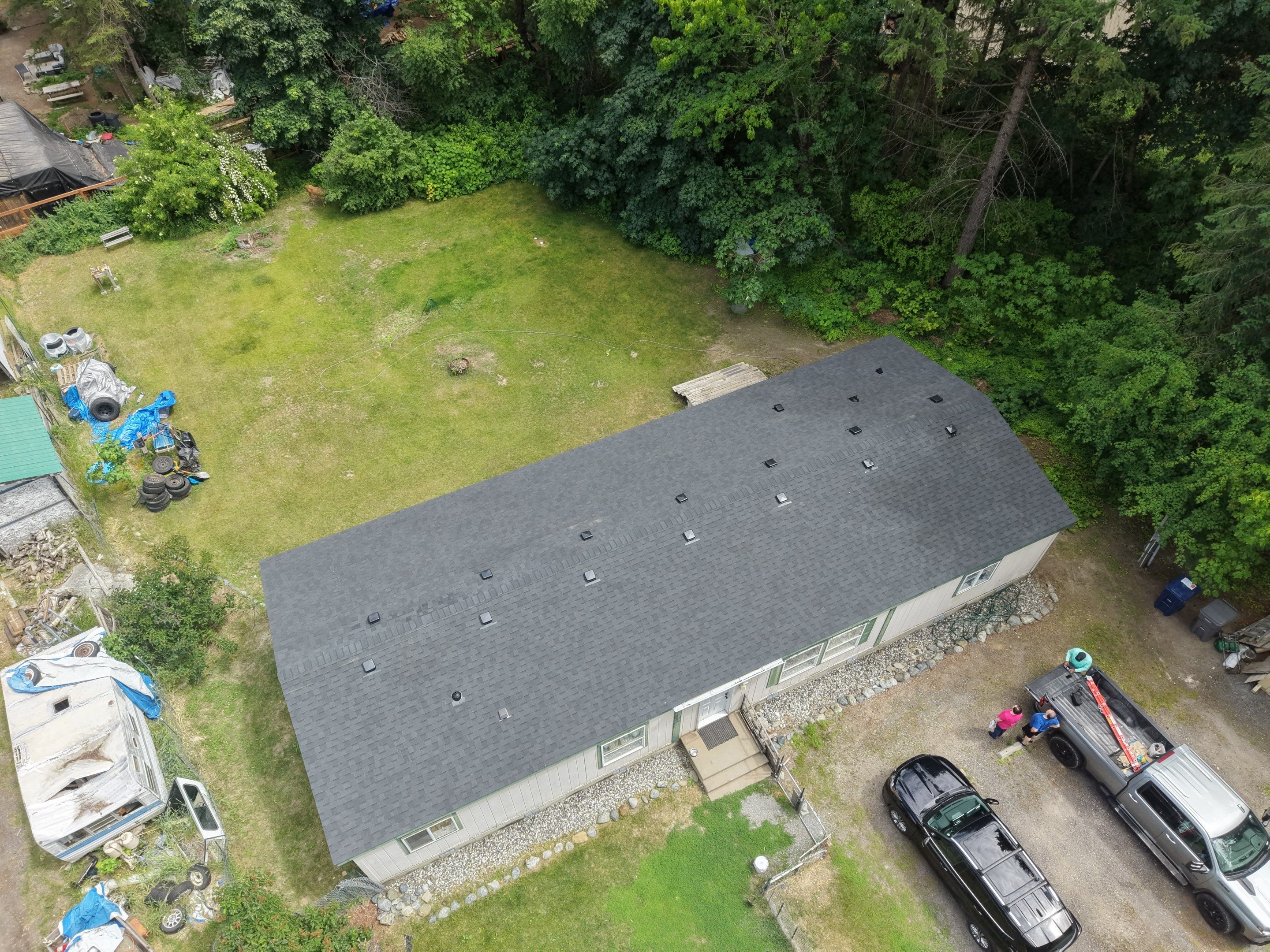 Peshastin Manufactured Home Roof Replacement with CertainTeed Landmark Shingles Hansel Ln Peshastin, WA 98847  The Denali System - Certainteed Landmark® Shingle - Moire Black  by Alpine Roofing