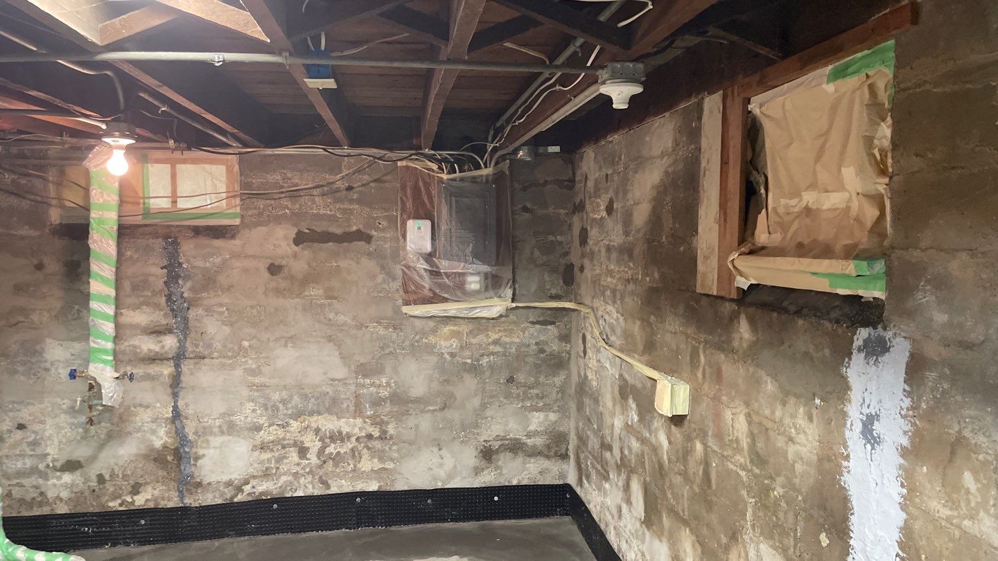Interior Drain Tile & Foundation Crack Repair in Northeast Minneapolis by Waterproofing Northeast