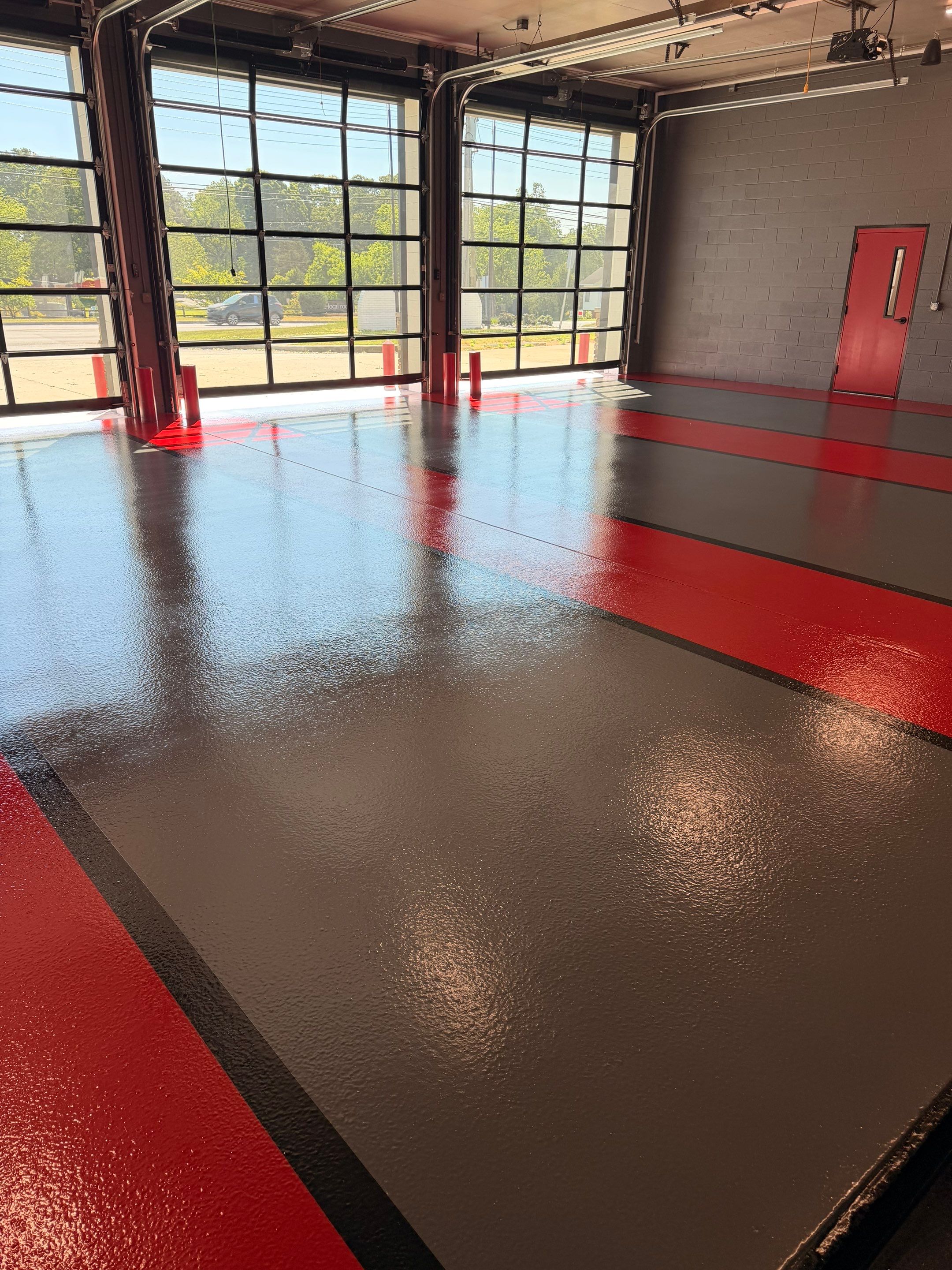 Endurance Emergency Bay Floor System for West Stanly FD by Endure Concrete Coatings