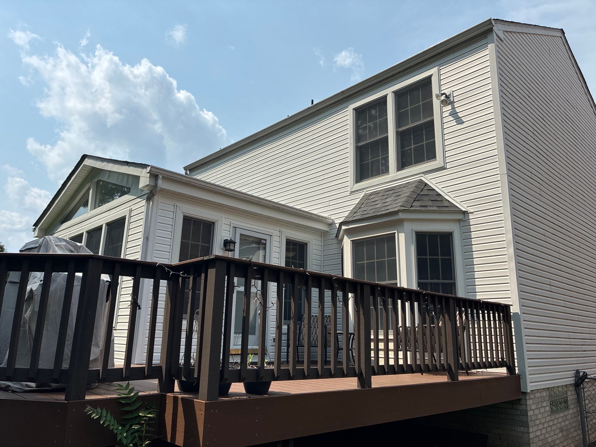 Partial House Vinyl Siding Replacement and Sunroom Renovation near Crafton by Ideal Siding Pittsburgh