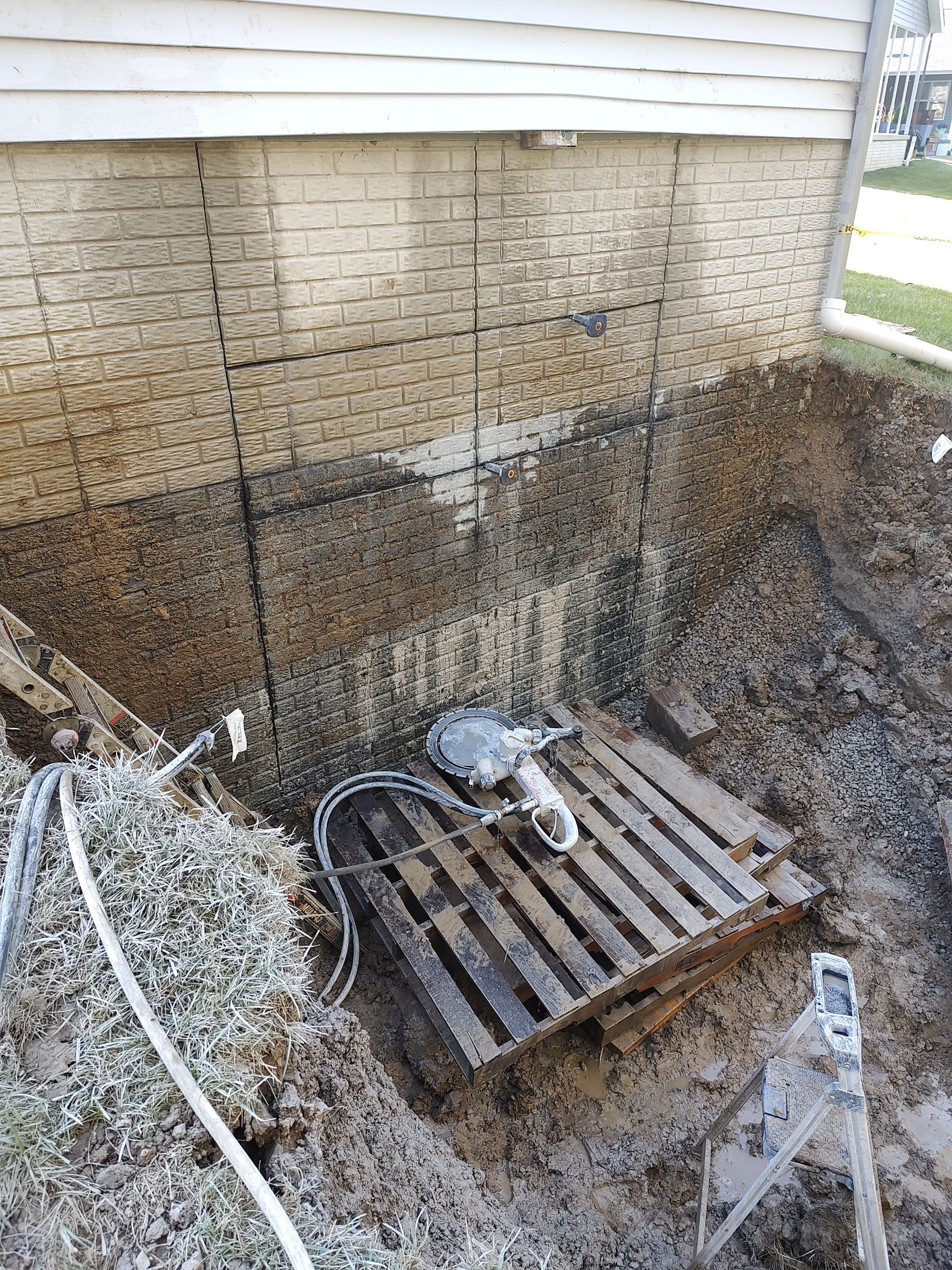 Egress Door Install using Egress Sliding Walk-Out Basement Door by Toledo Basement Repair