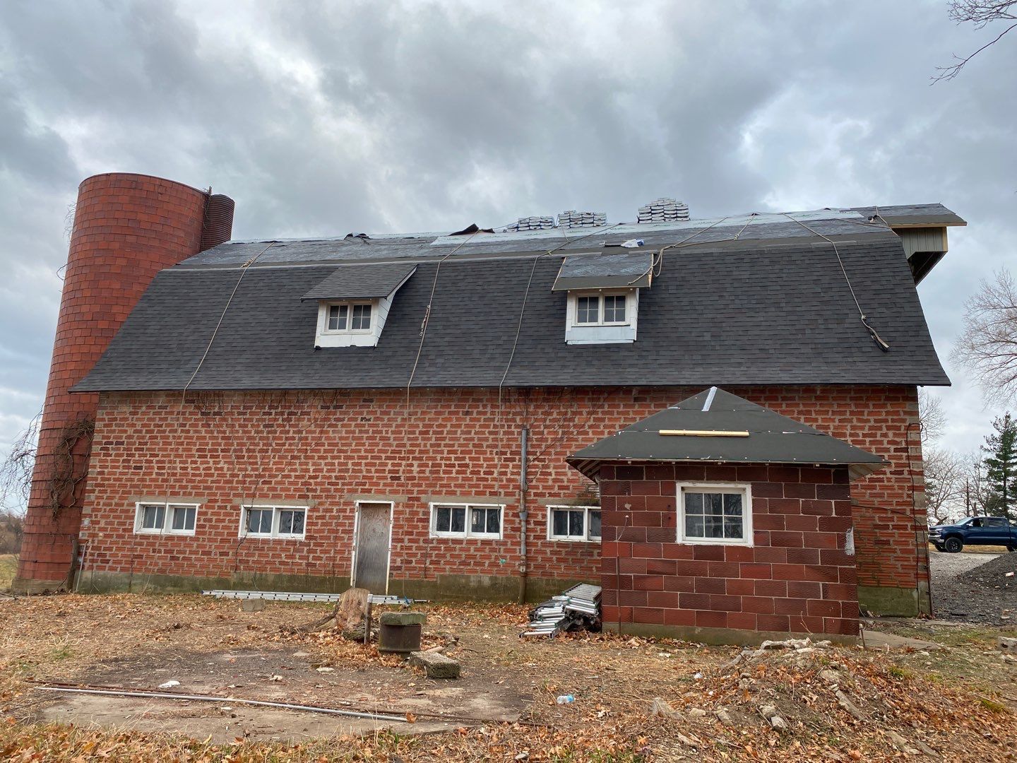 Roof Replacement with upgraded needed exhaust ventilation using Malarkey Vista Class III Impact Resistant Shingles in Black Oak color by Gorilla Exteriors Contracting, LLC