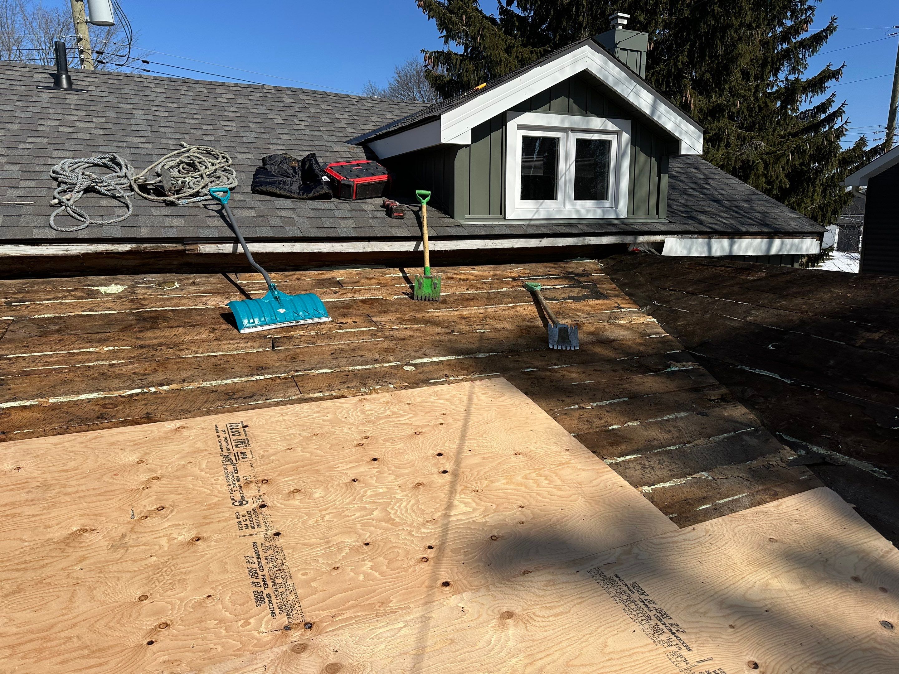 Project in Hamilton by The Roofing Crew
