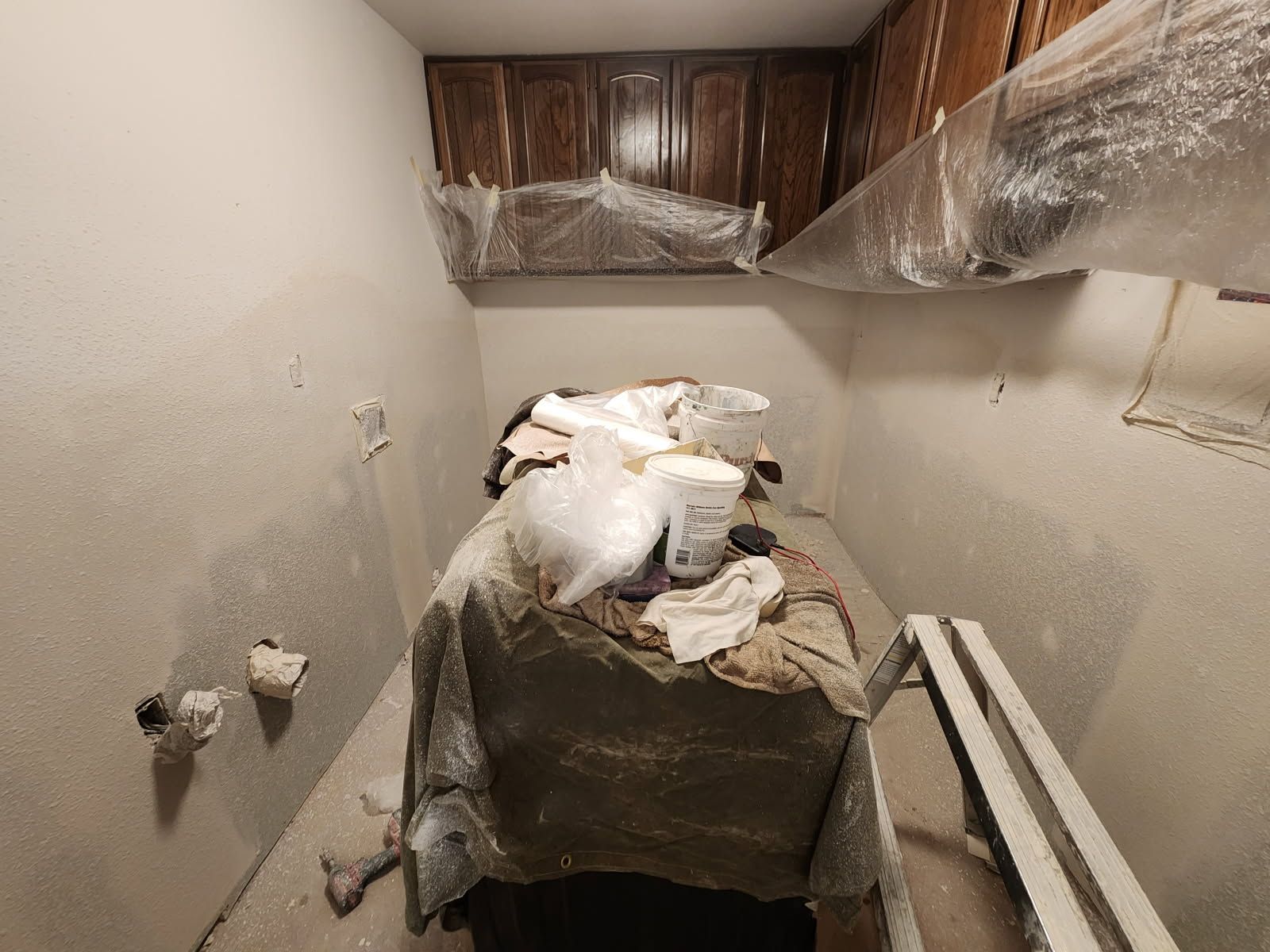 Water Damage using Air Movers by Construction Now LLC