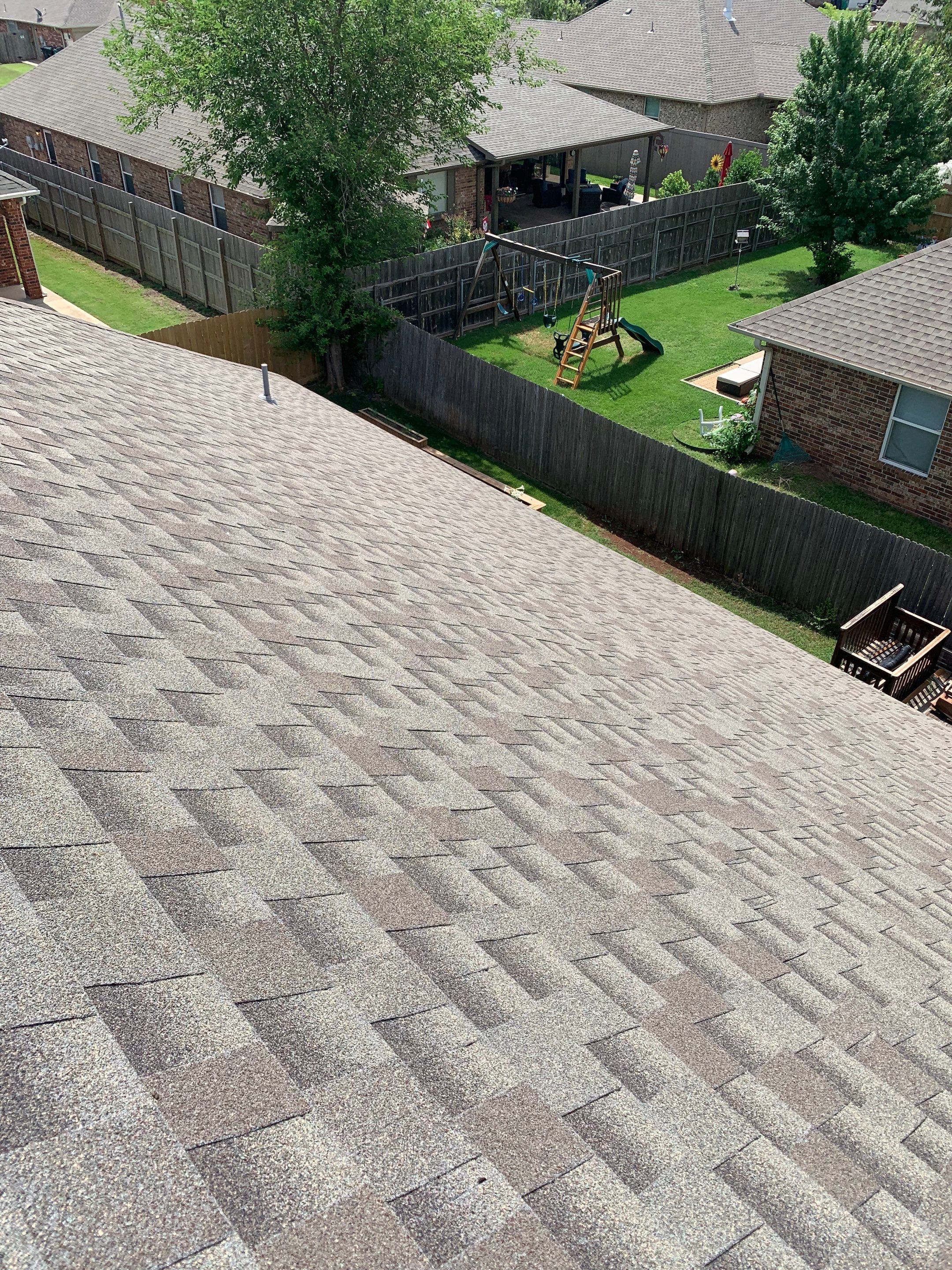 Reroof using GAF HDZ in Charcoal by Castillo Roofing