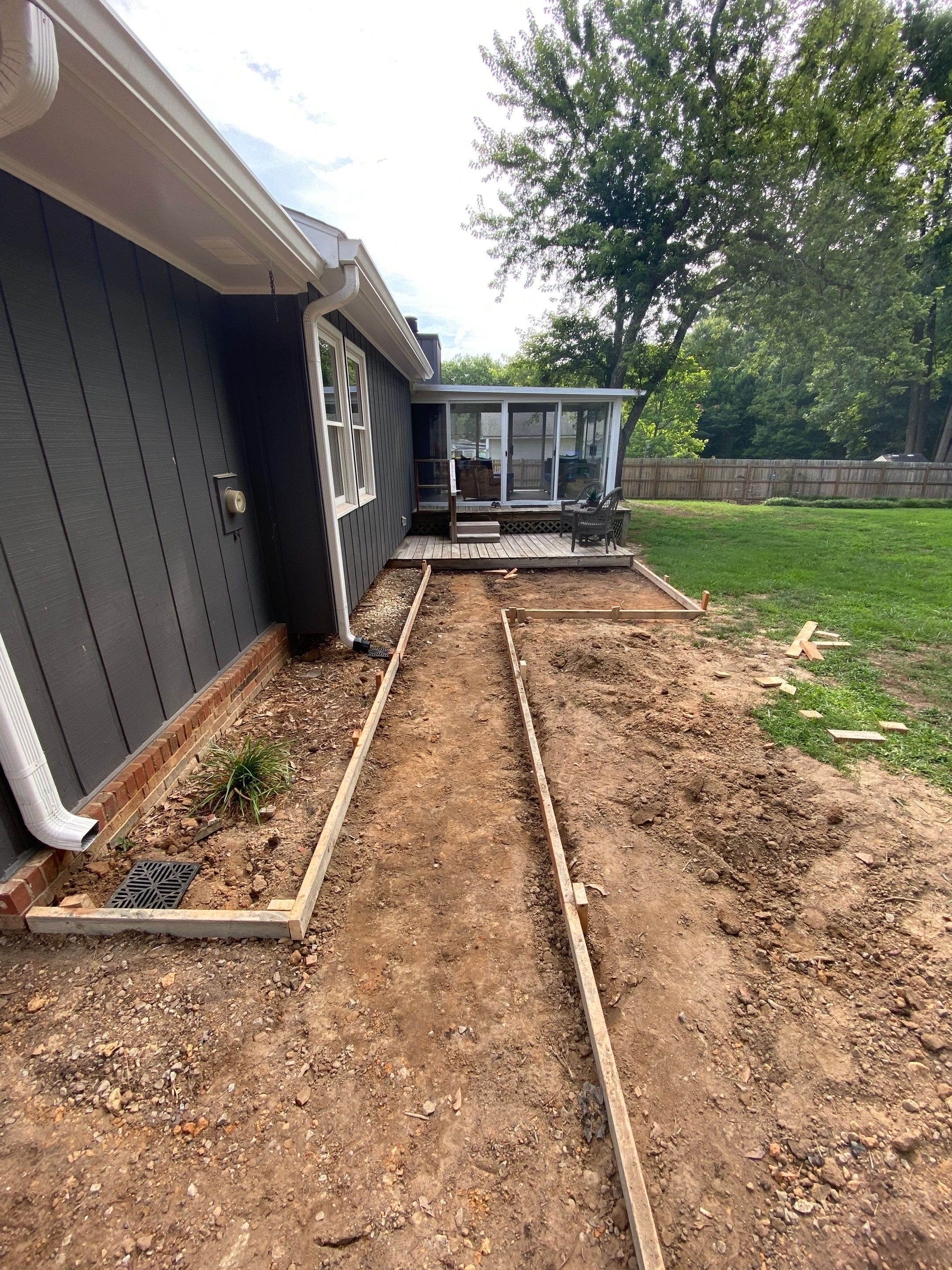 Driveway Replacement and New Concrete Walkway in Snellville by Swift Home Renovations 