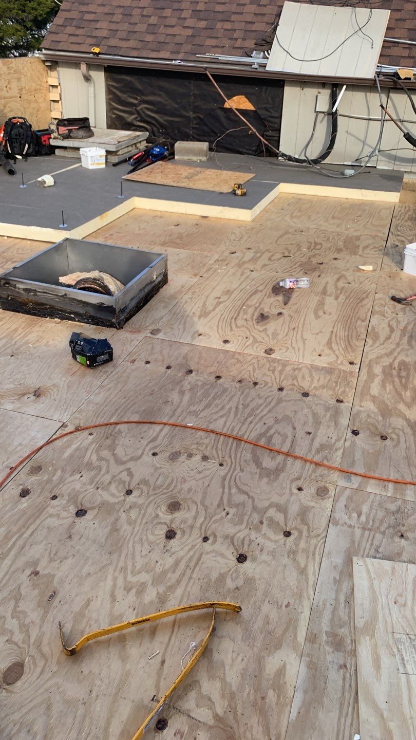 Full Commercial Roof Replacement using GAF Products in Anna Texas by Elite Roofing LLC