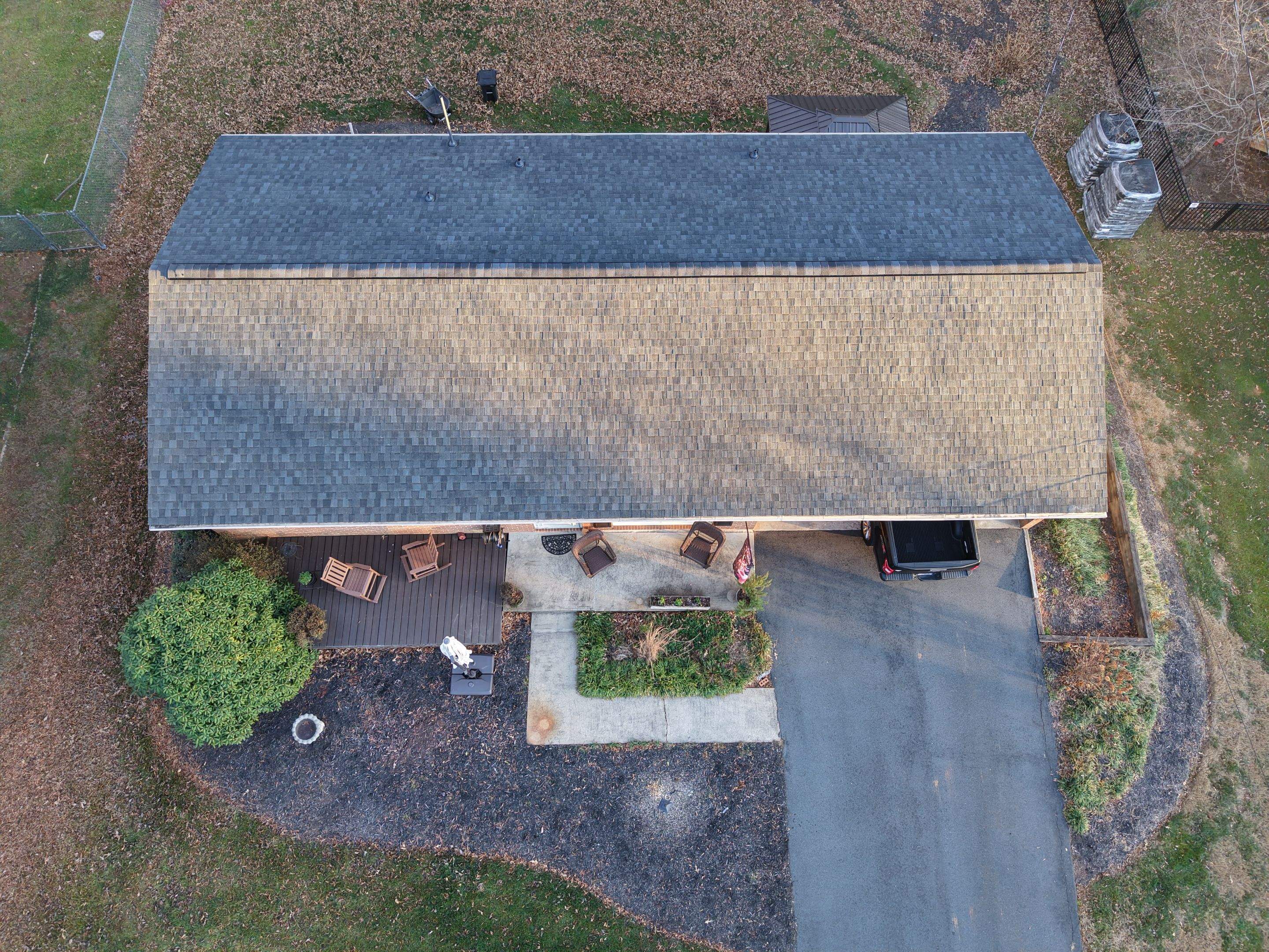 Residential Roof Replacement using TAMKO TItan XT Rustic Black by RISE Roofing & Restoration, LLC