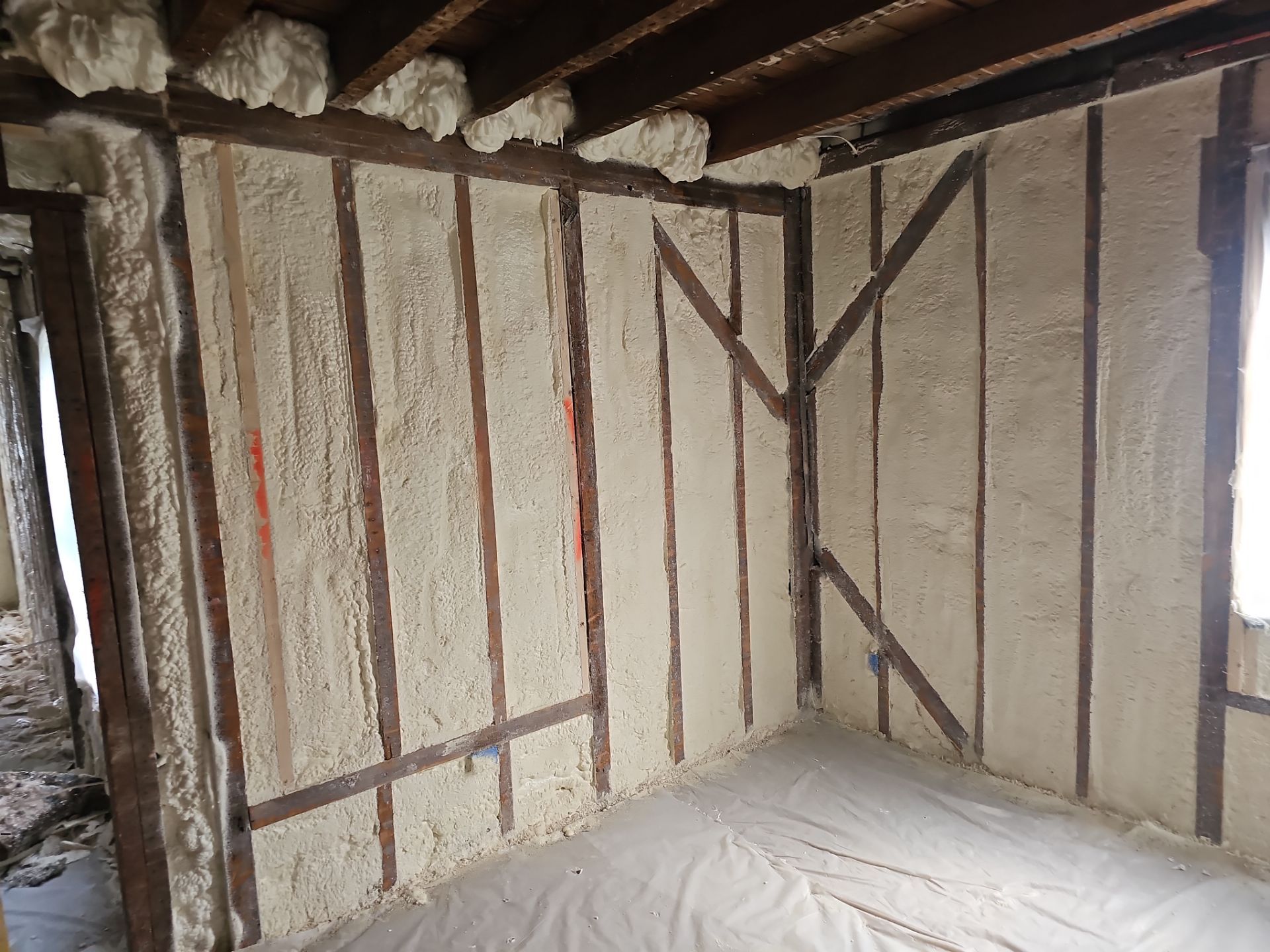 Home Remodel using Closed Cell Spray Foam by NYS Foam & Energy