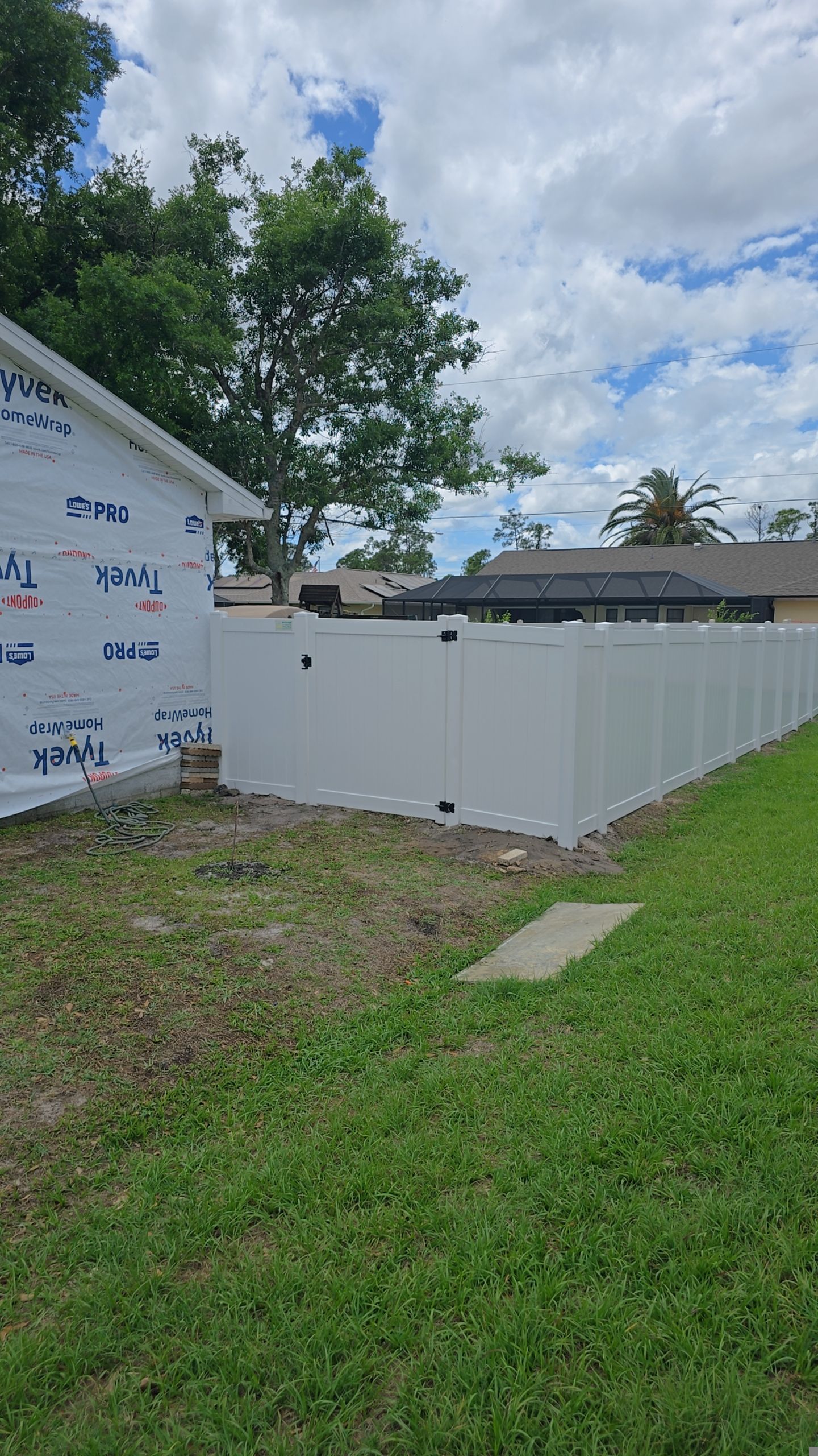 Vinyl Fence Install in Port Charlotte by True Fence LLC