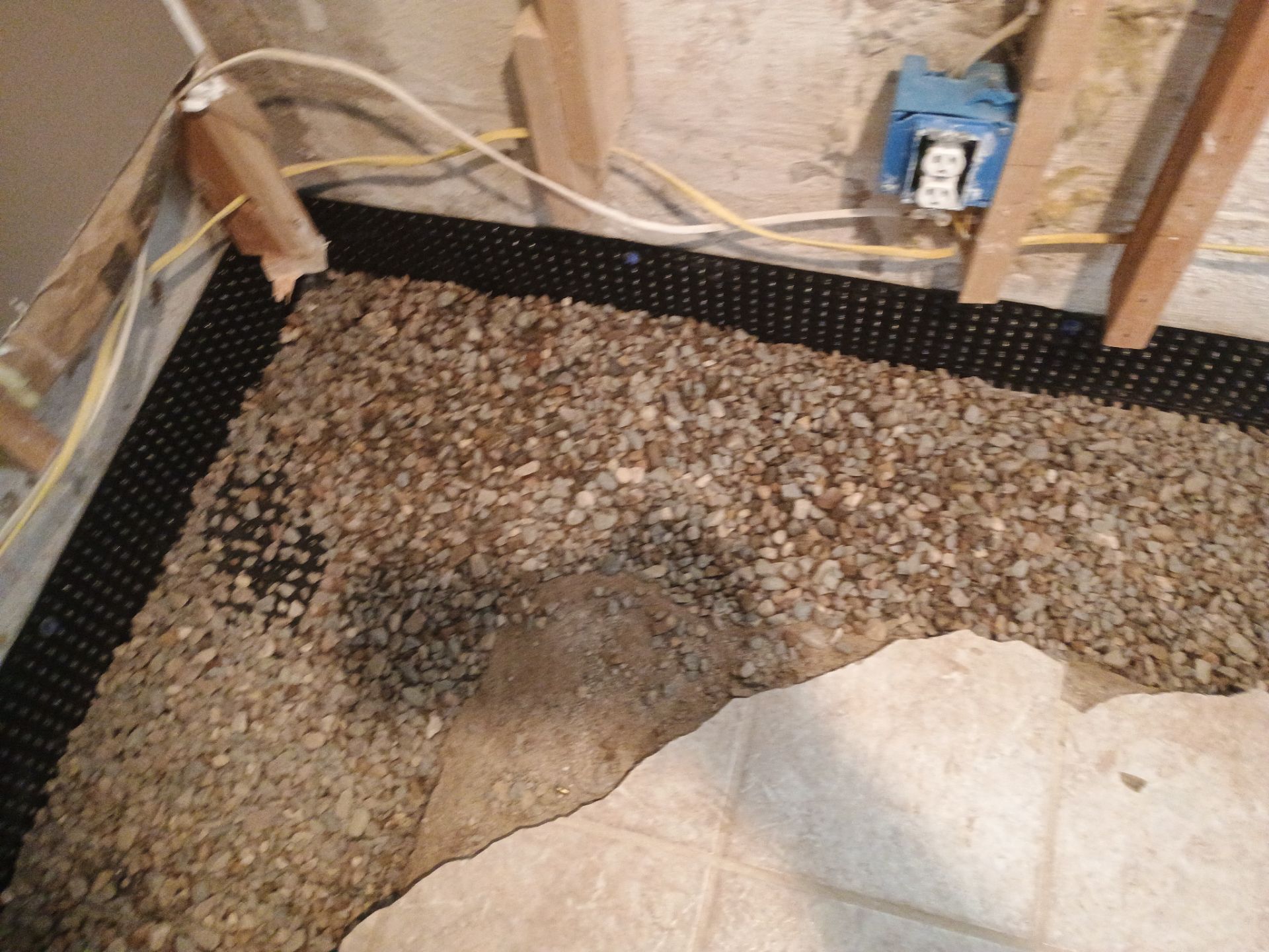 Drain Tile in Minneapolis for Kristen & Taylor by Waterproofing Northeast