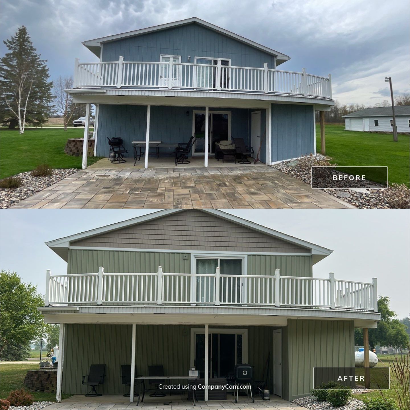 Cypress Siding and New Gutters by 42 North Construction, LLC.
