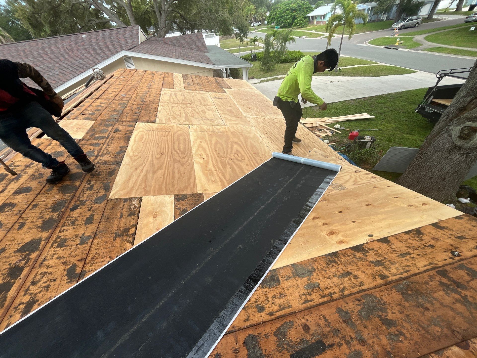 Project in St. Petersburg 33703 by Mitchell Roofing Company LLC