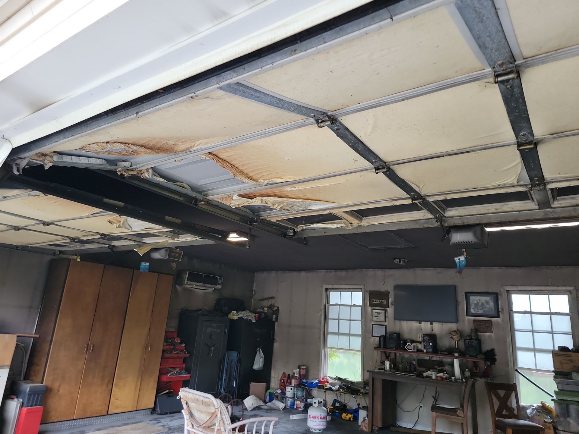 Garage Fire in Florence by Better Than Before Restoration 