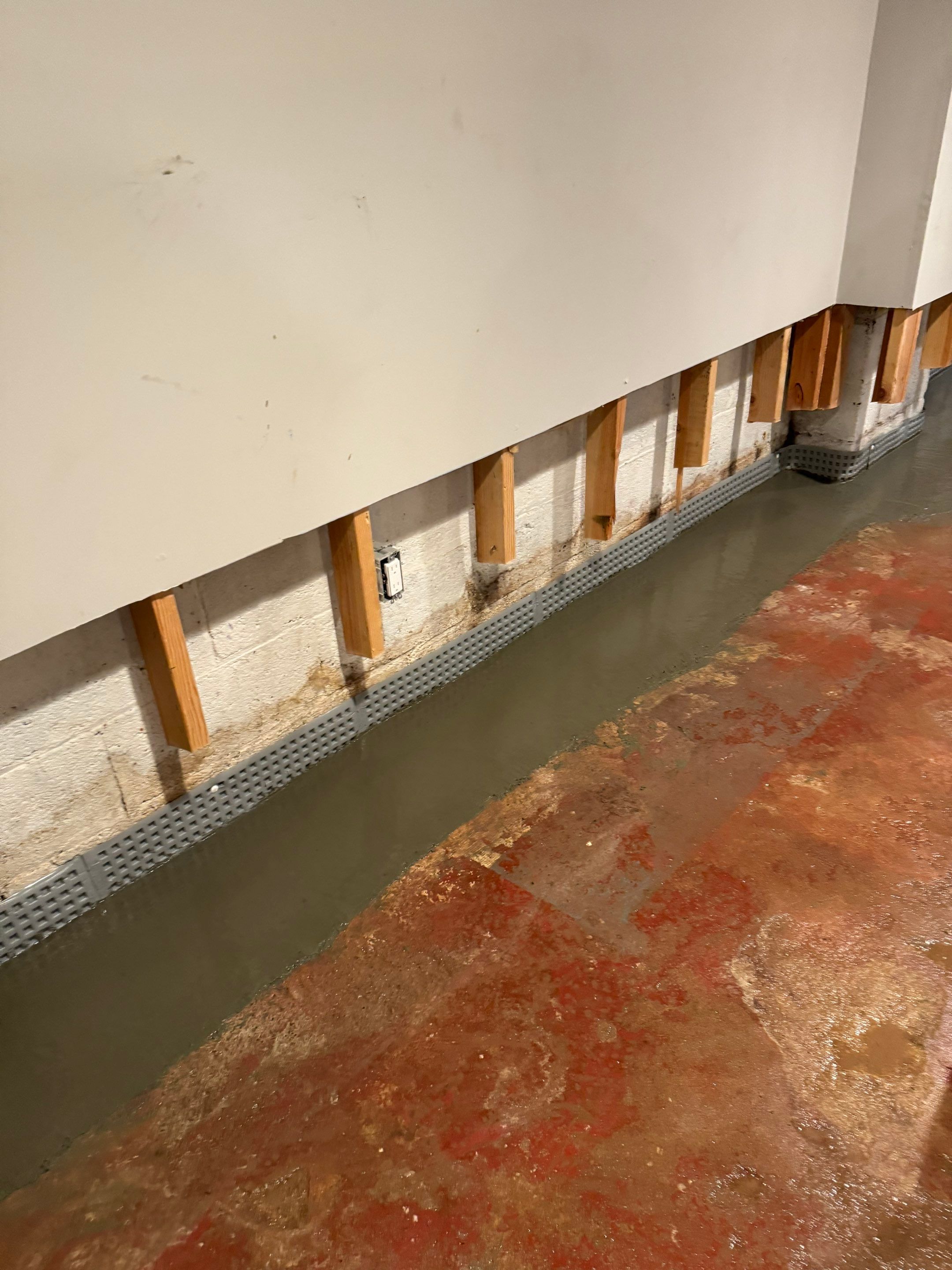 Interior French Drain Livingston NJ by Pure Service Pro, LLC 