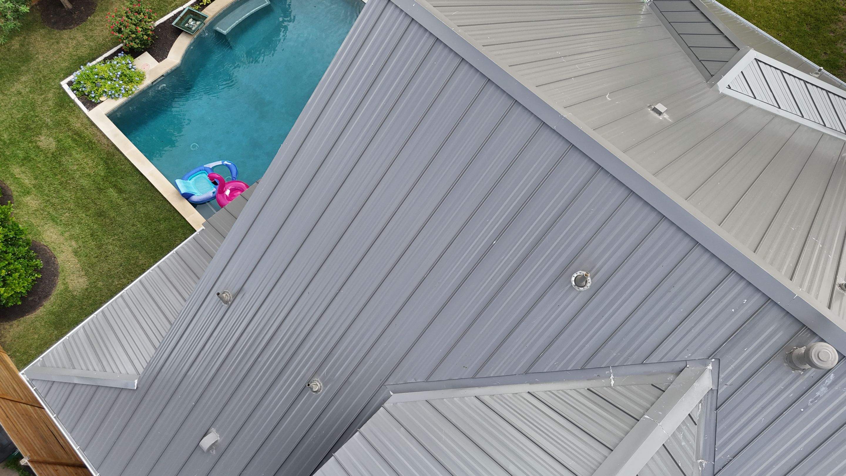 Charcoal Grey - L&A Metals LLC Type FF100, Hidden fastener/Standing Seam by RoofsOnly.com