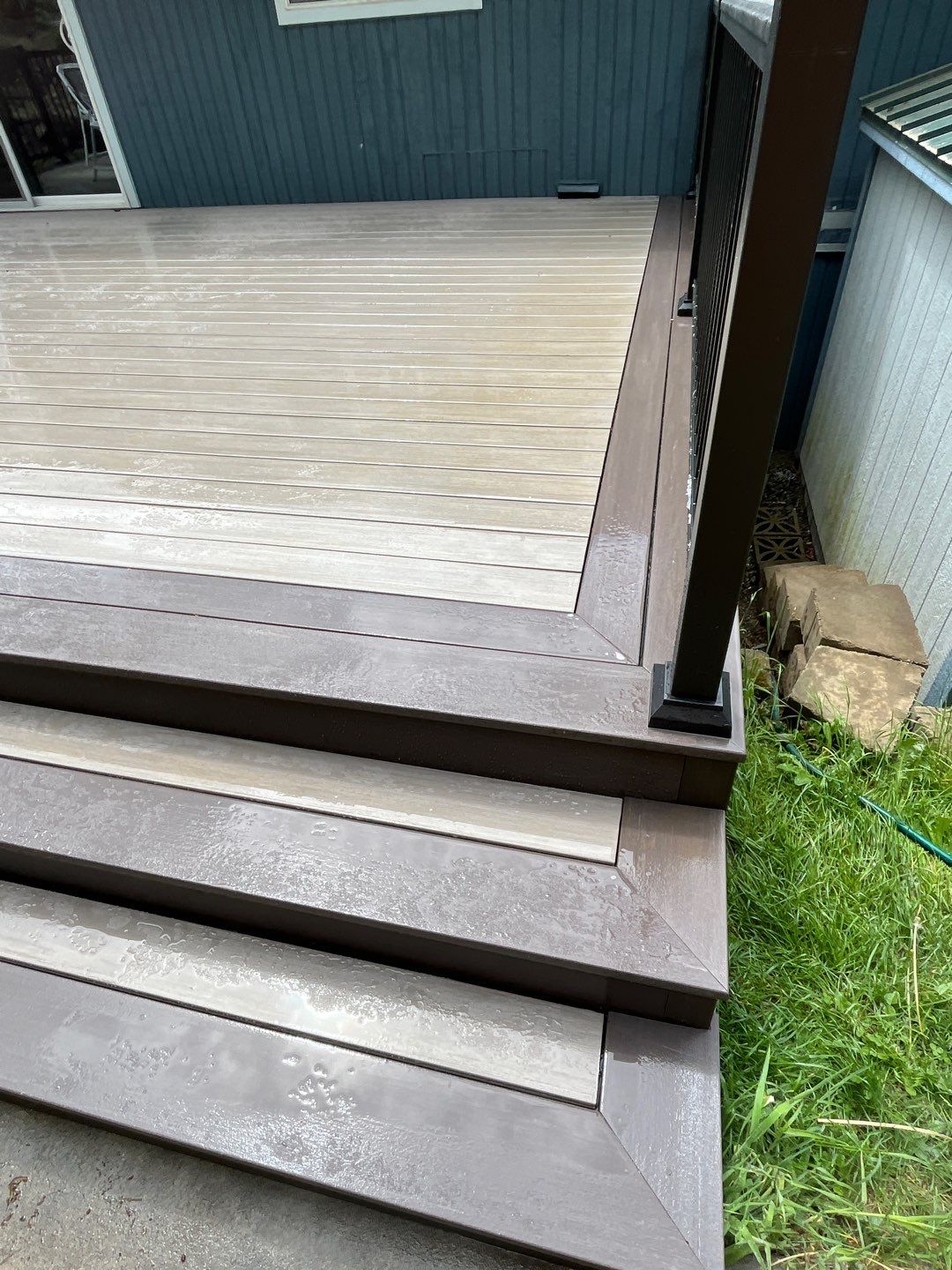 Back Deck in Seattle by Alki deck builders 