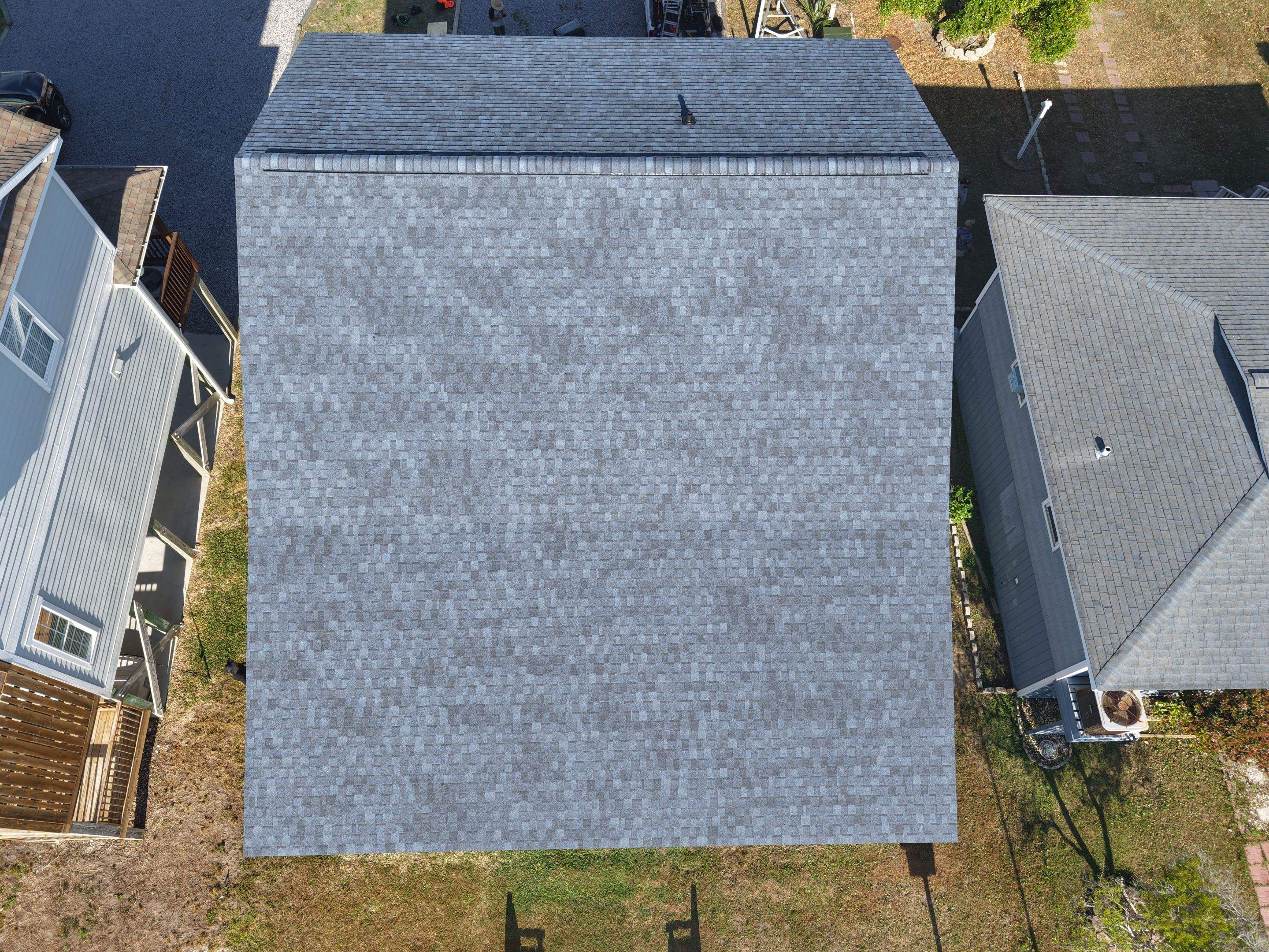 Holden Beach Waterfront FORTIFIED Roof Replacement with Weathered Wood Shingles by RGR Construction and Roofing, LLC