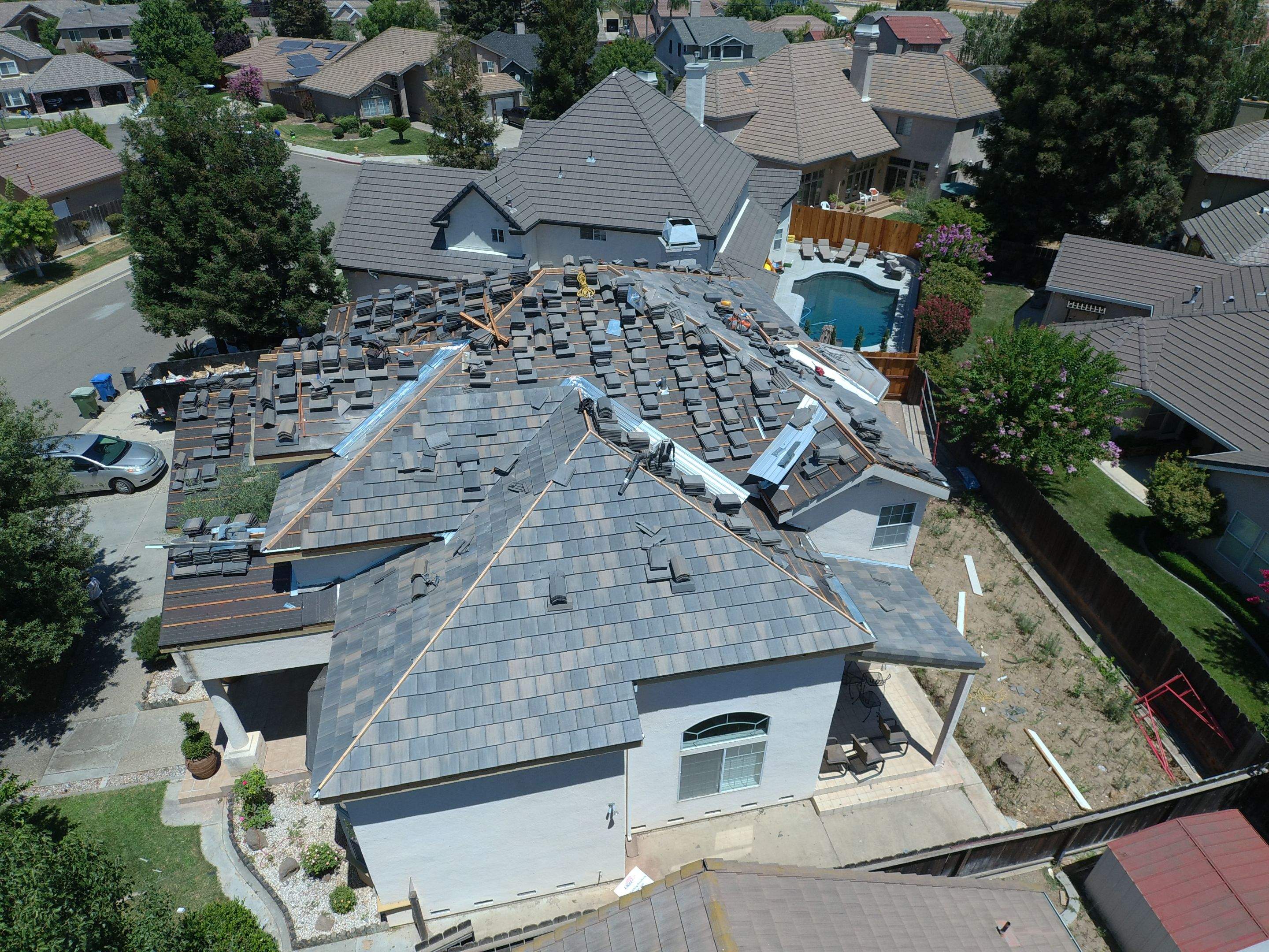 New tile project using Monier roof tile by Straight Edge Roofing Inc