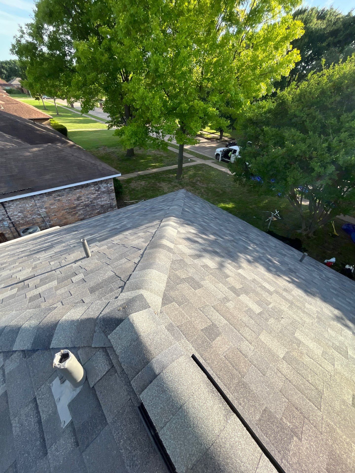 Residential Roofing Malarkey Vista w New Gutters by Berry Good Roofing 