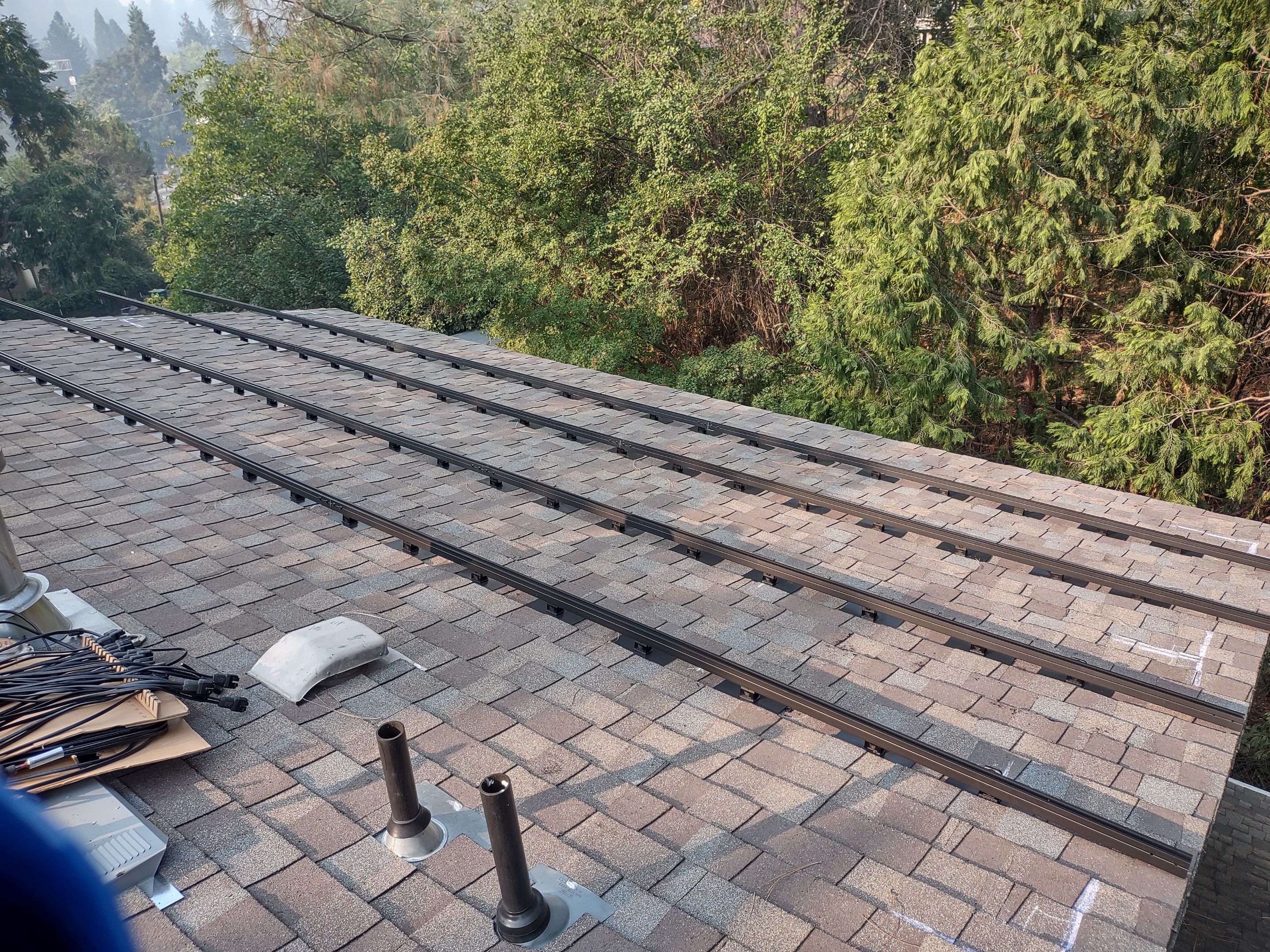 Solar powering this home by Byers Enterprises 