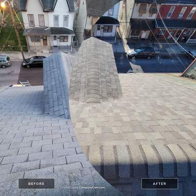  Asphalt Shingles and EPDM Rubber in downtown Lebanon PA